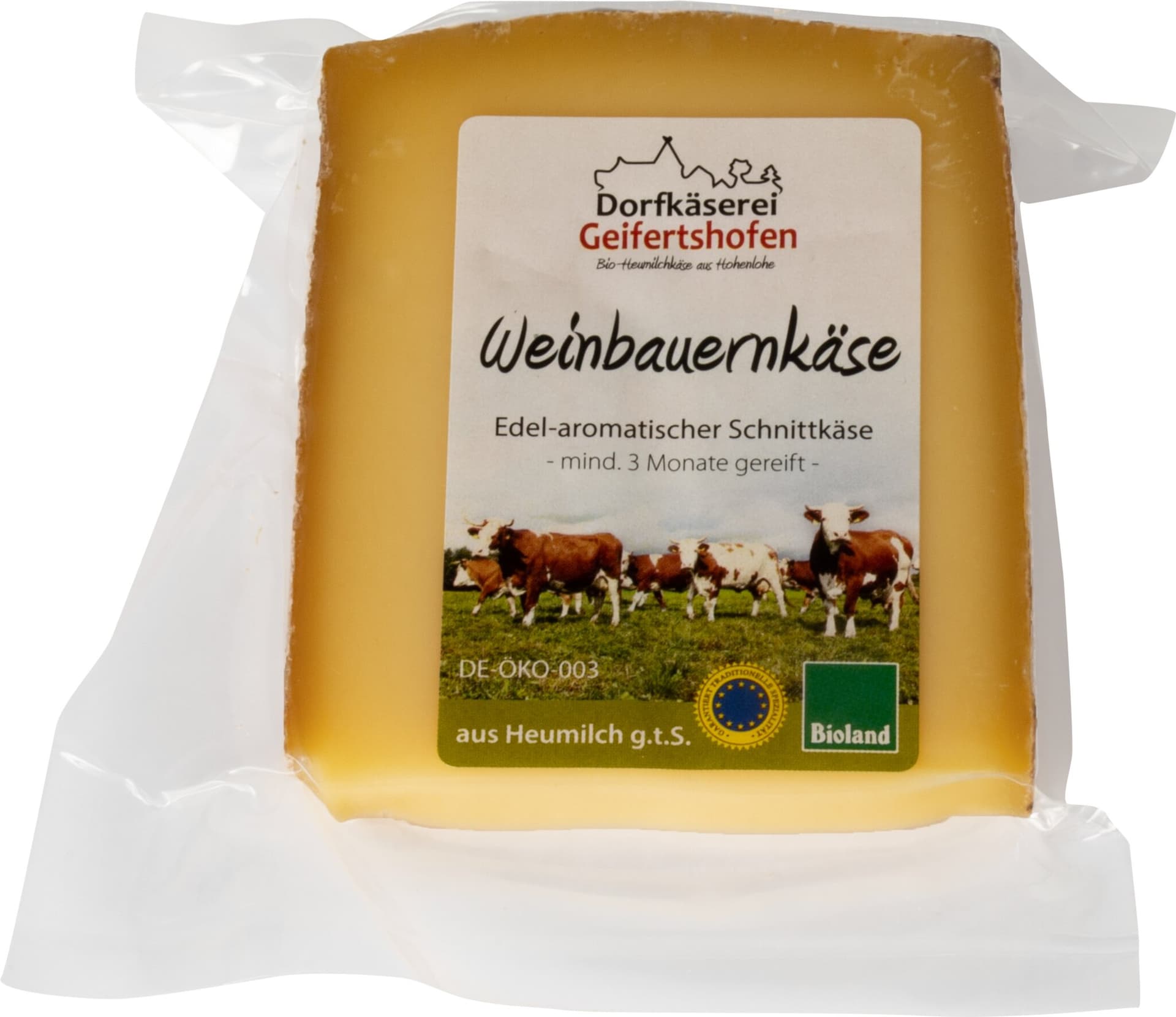Geifertshofen Weinbauernkäse jung