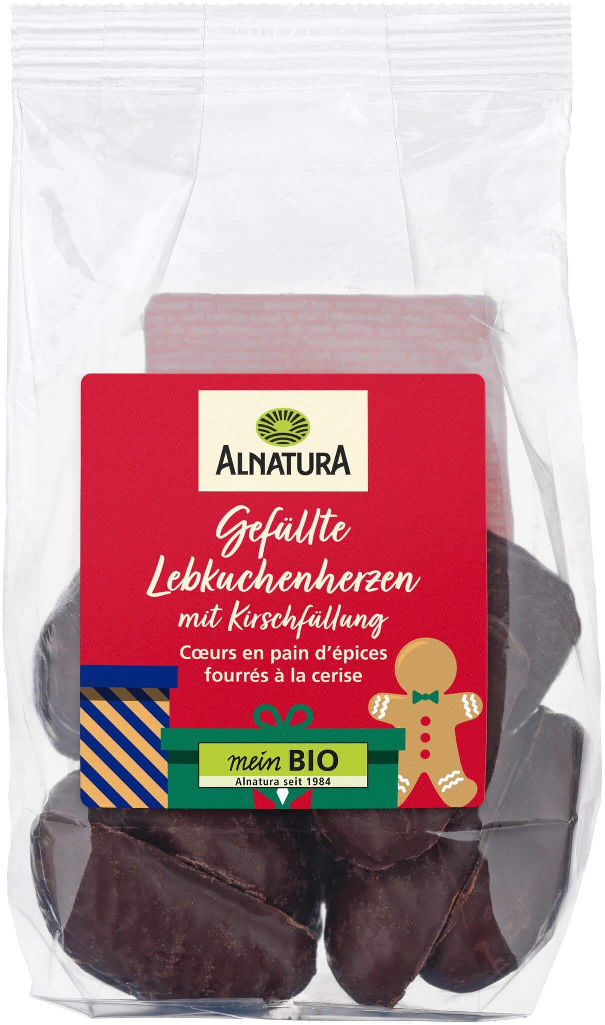 Alnatura Gefüllte Lebkuchenherzen