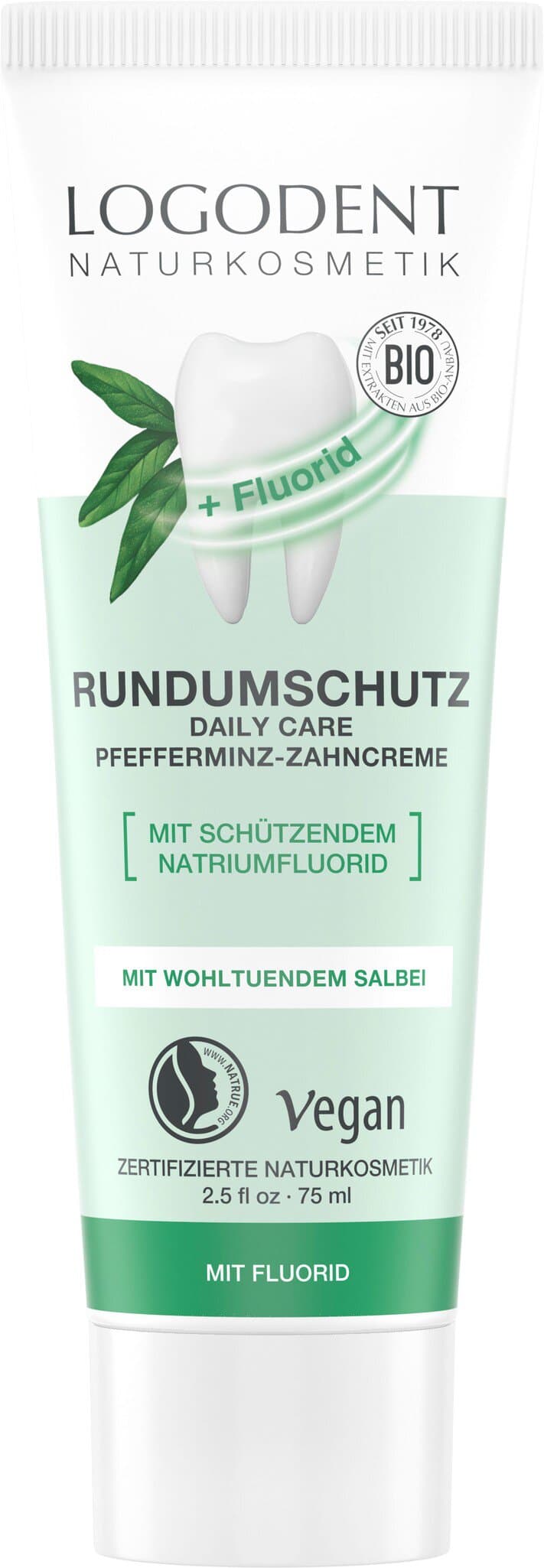 Logodent Pfefferminz Zahncreme mit Flourid