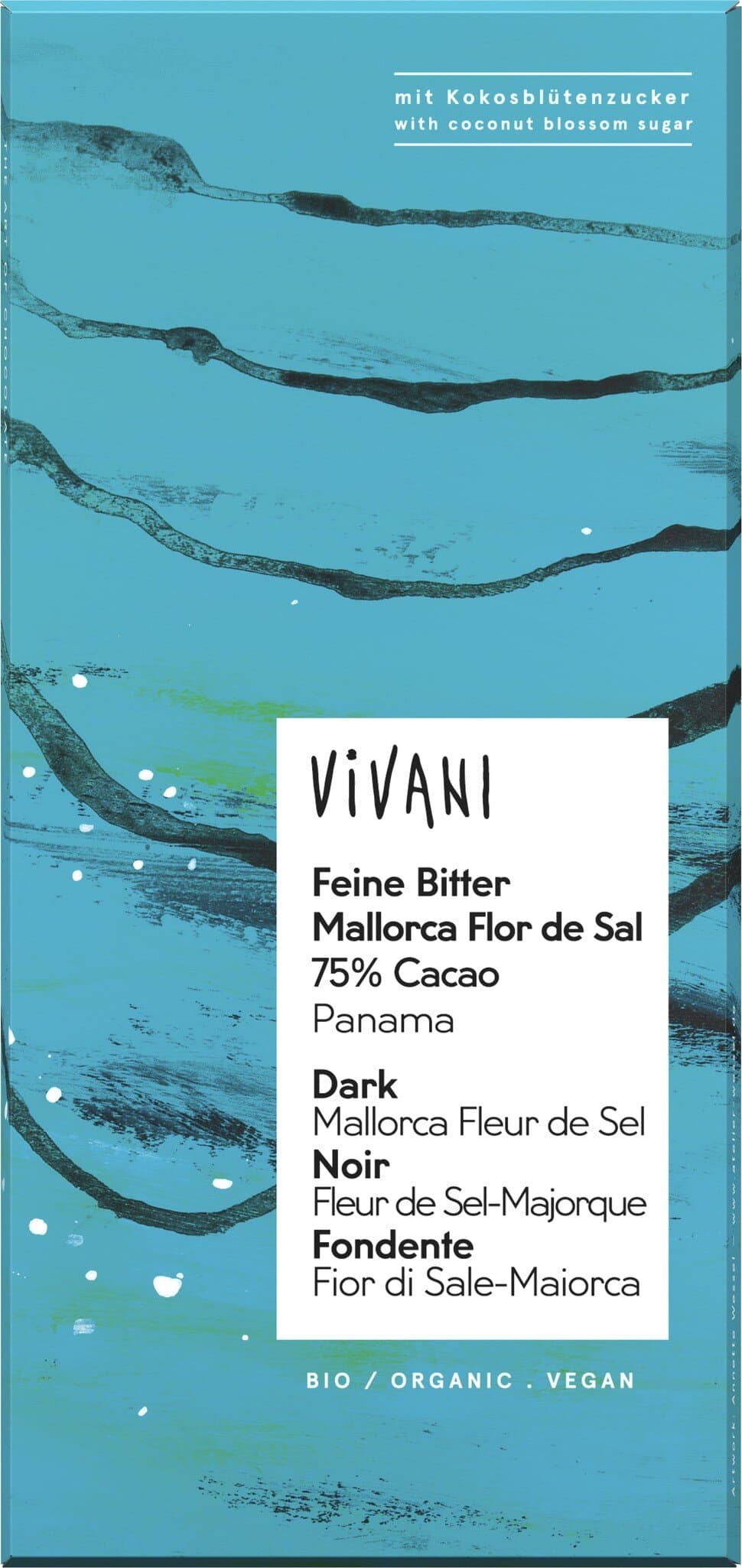 Vivani Feine Bitter 75% mit Salz