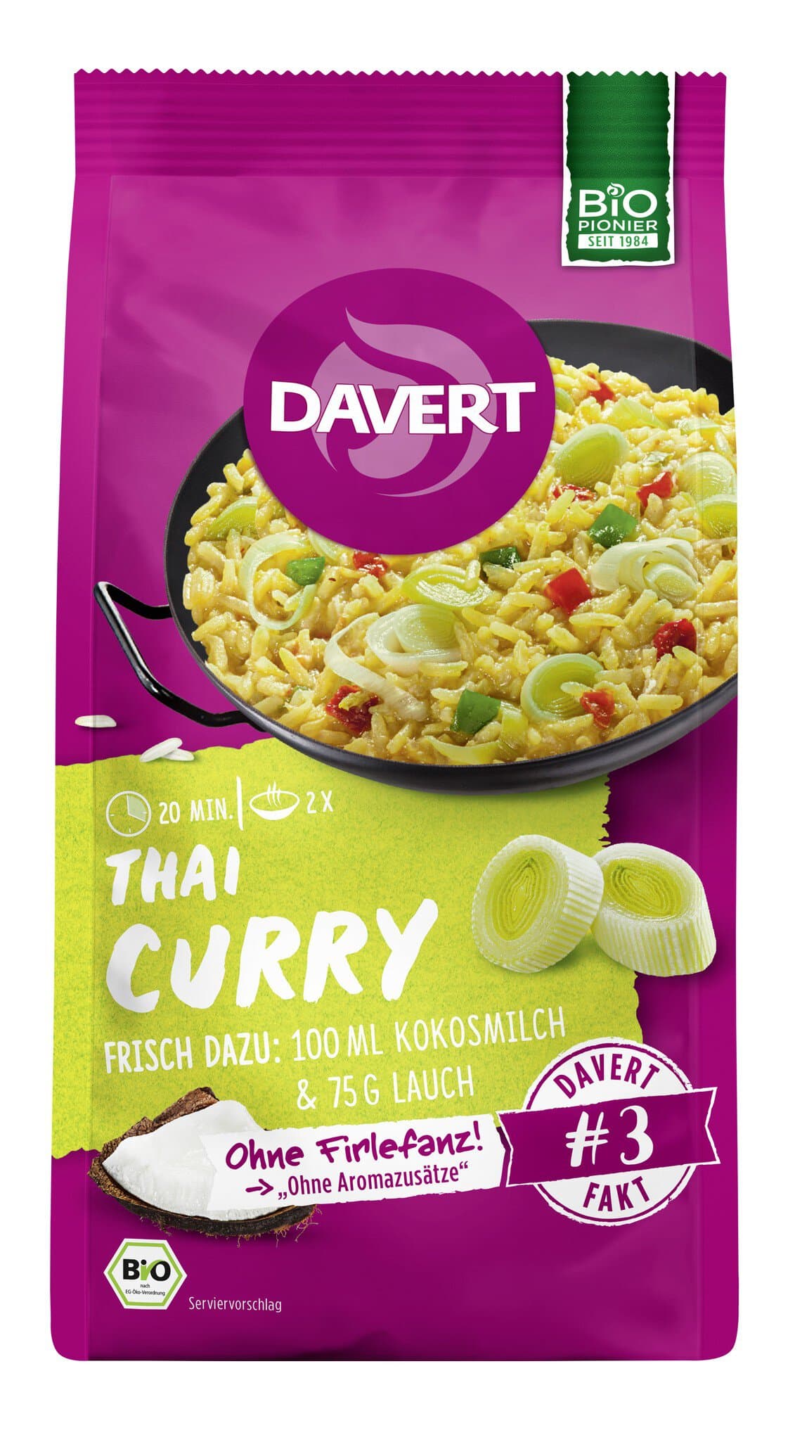 Davert Thai Curry mit Kokos