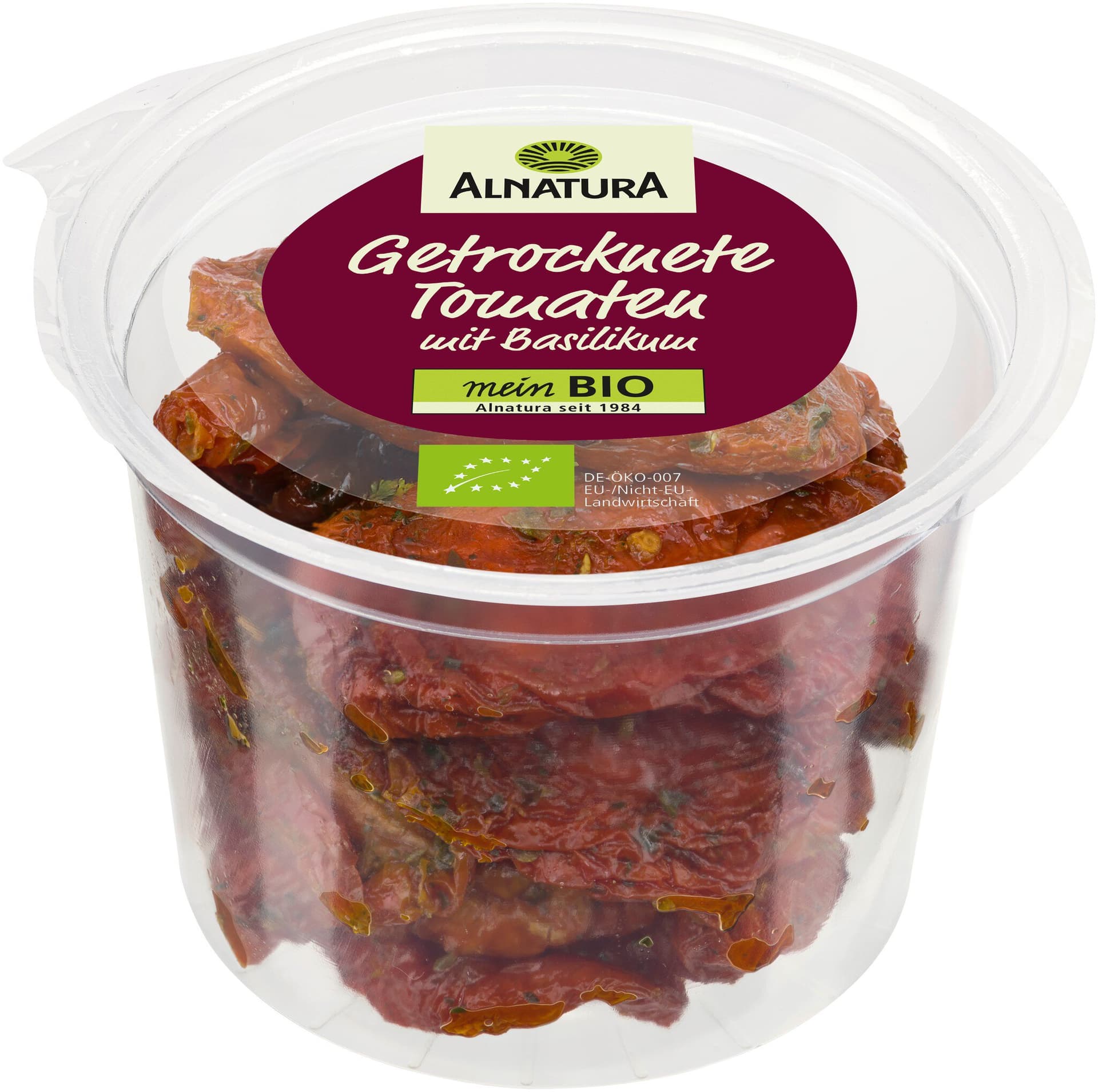 Alnatura Getrocknete Tomaten mit Basilikum