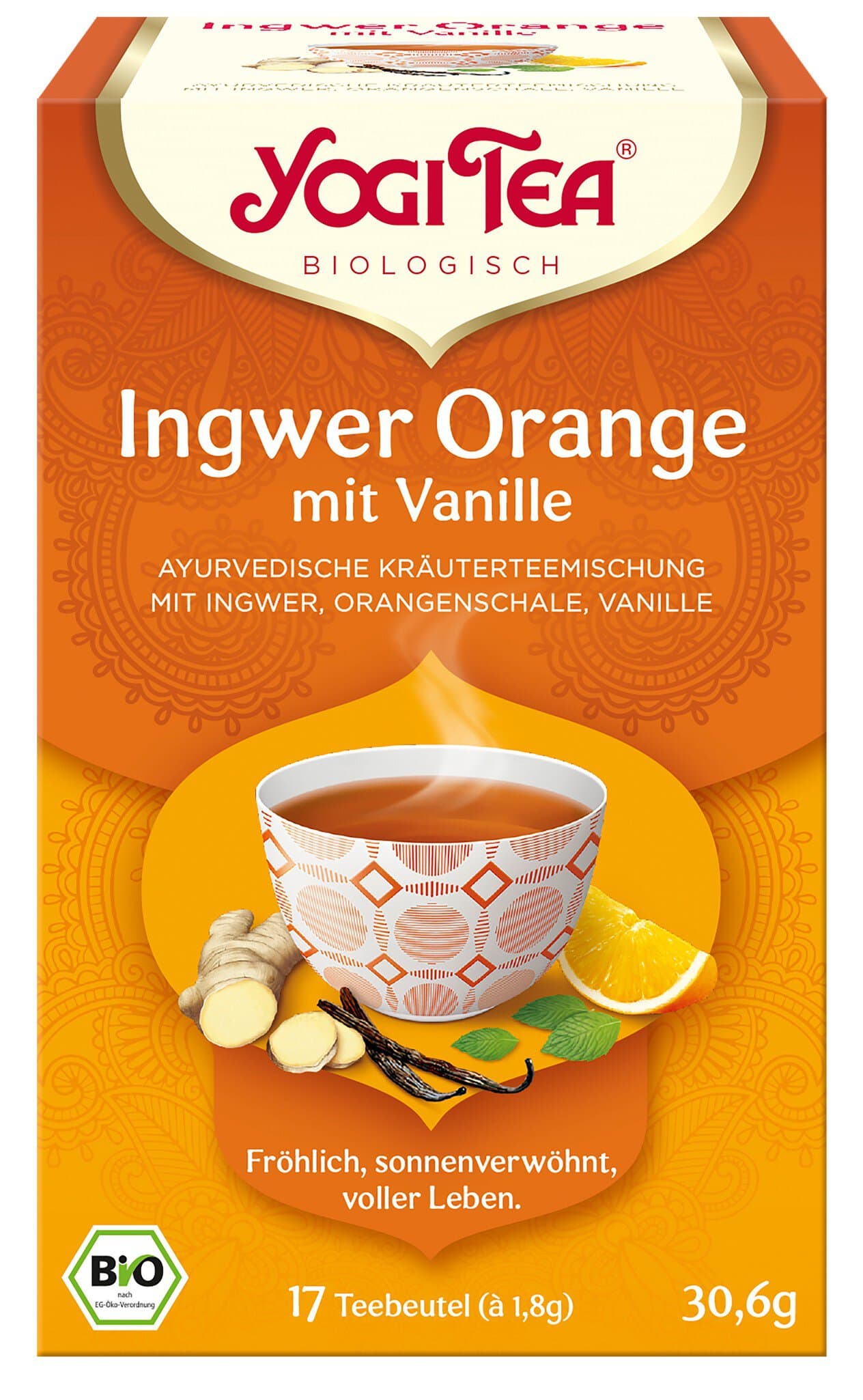 Yogi Tea Ingwer Orange Tee mit Vanille
