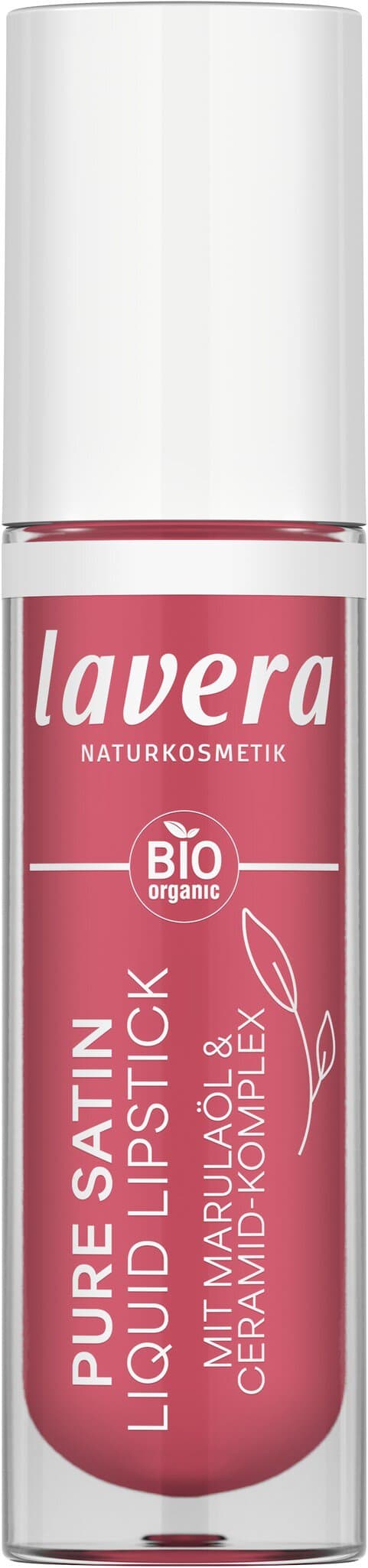 Lavera Pure Satin Liquid Lipstick sweet peony