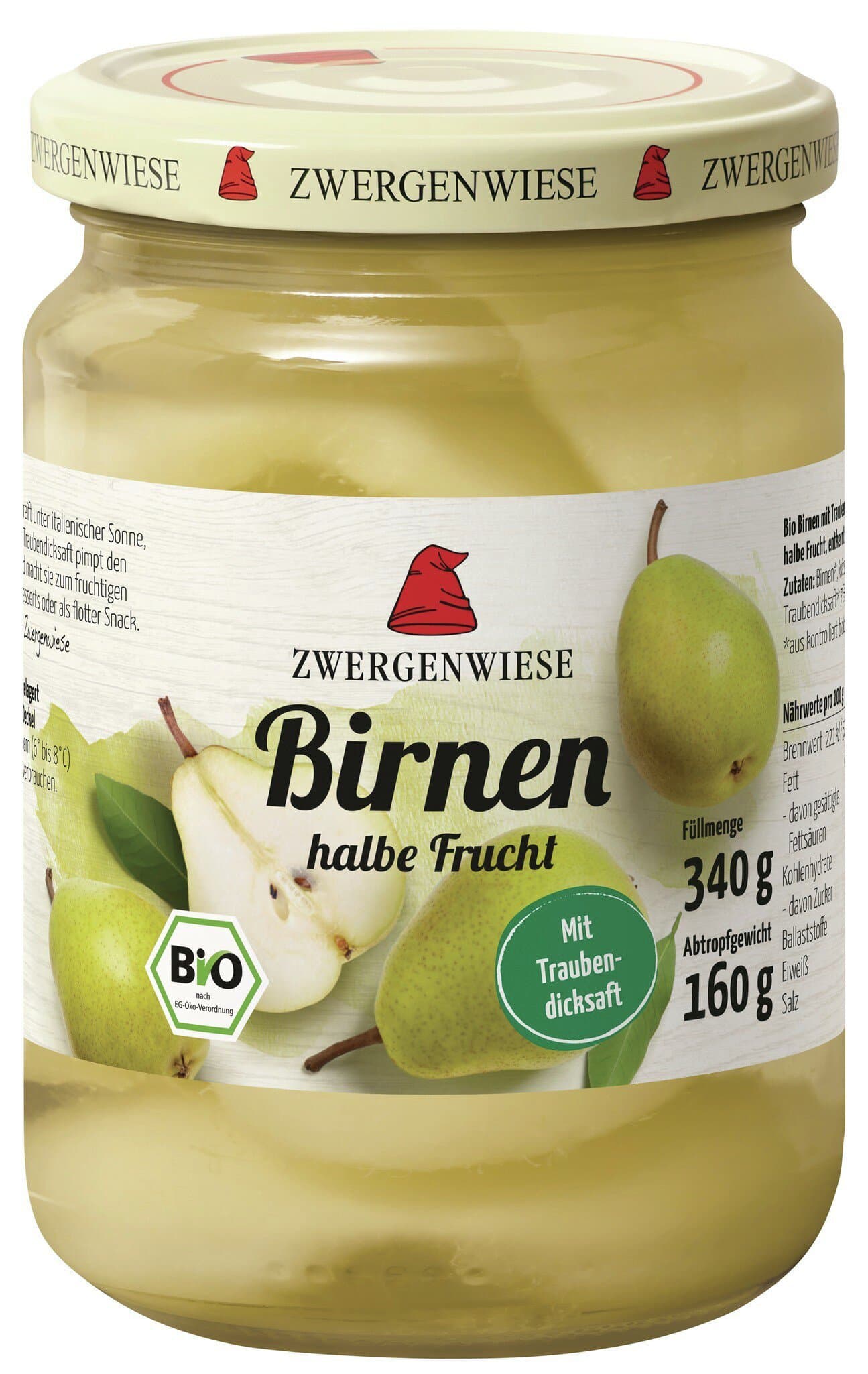 Zwergenwiese Birnen halbe Frucht