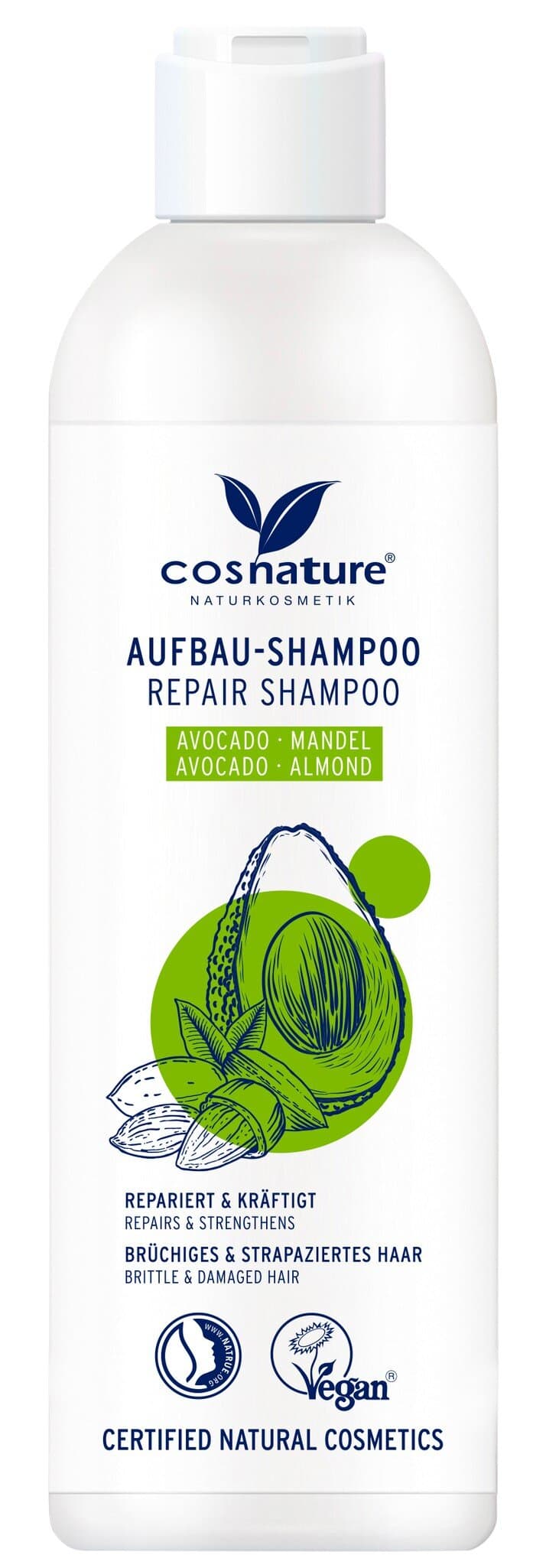 cosnature Aufbau-Shampoo Avocado & Mandel