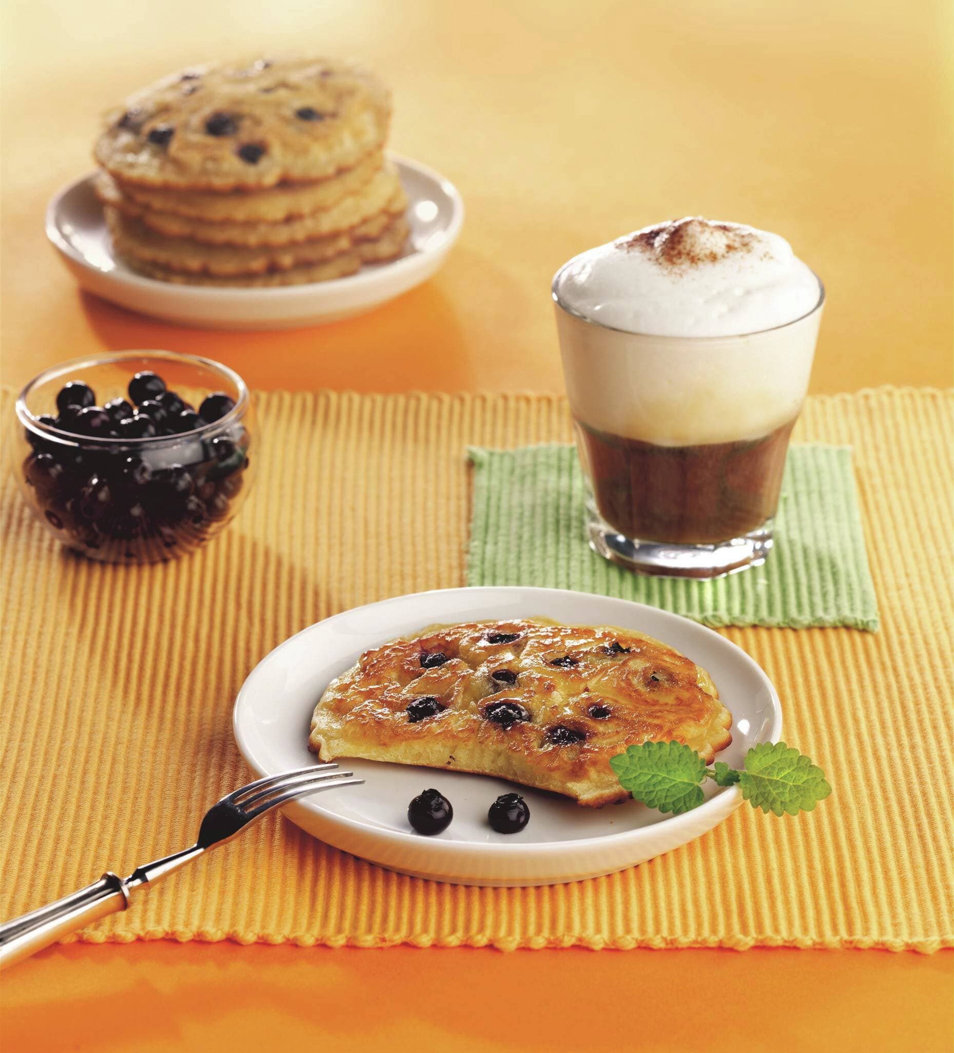 Blaubeer-Pancakes mit Buttermilch