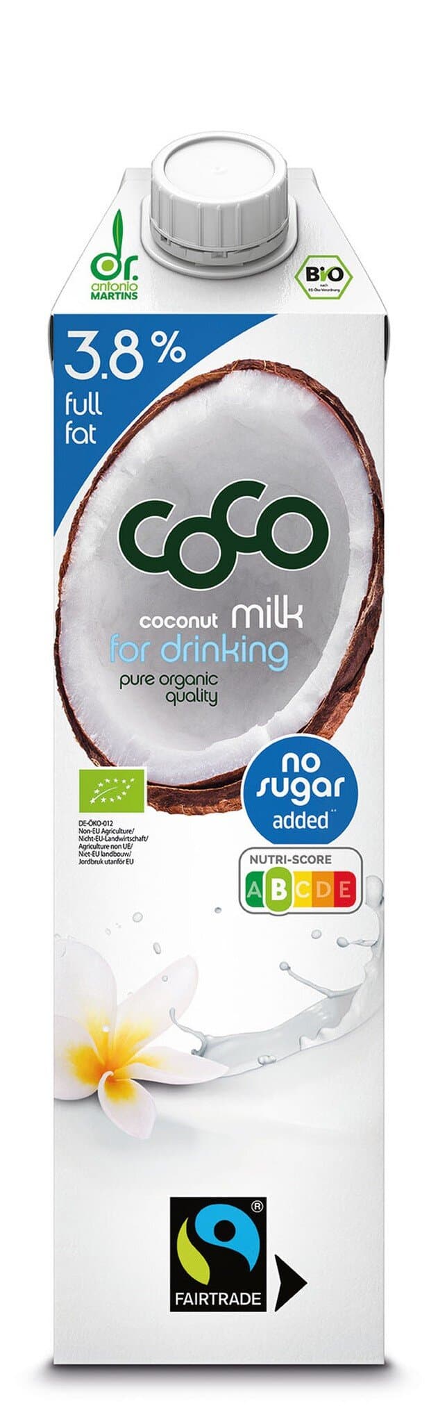 Dr Martins Cocosmilch 3,8% zum Trinken