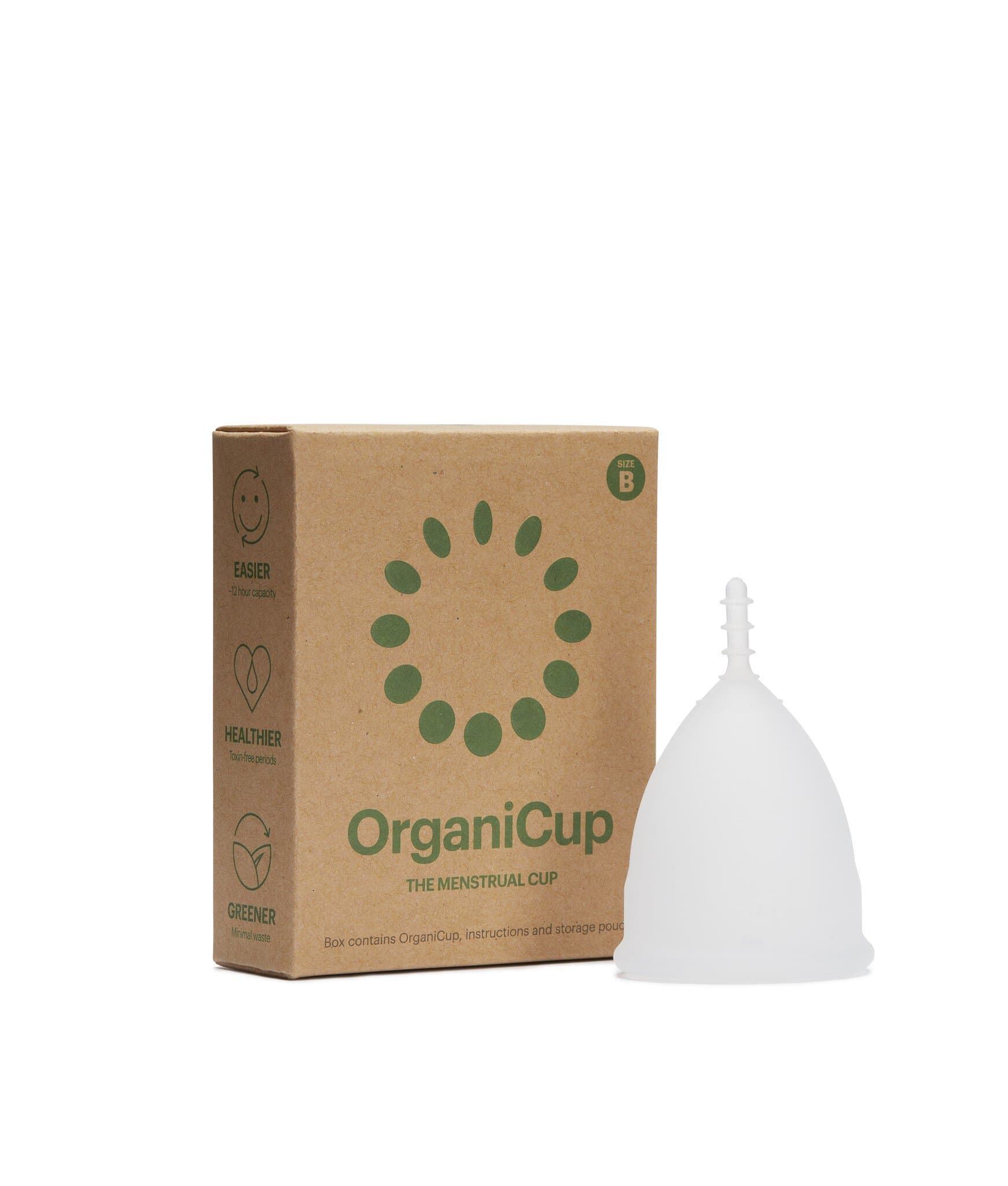 OrganiCup Menstruationstasse Größe B