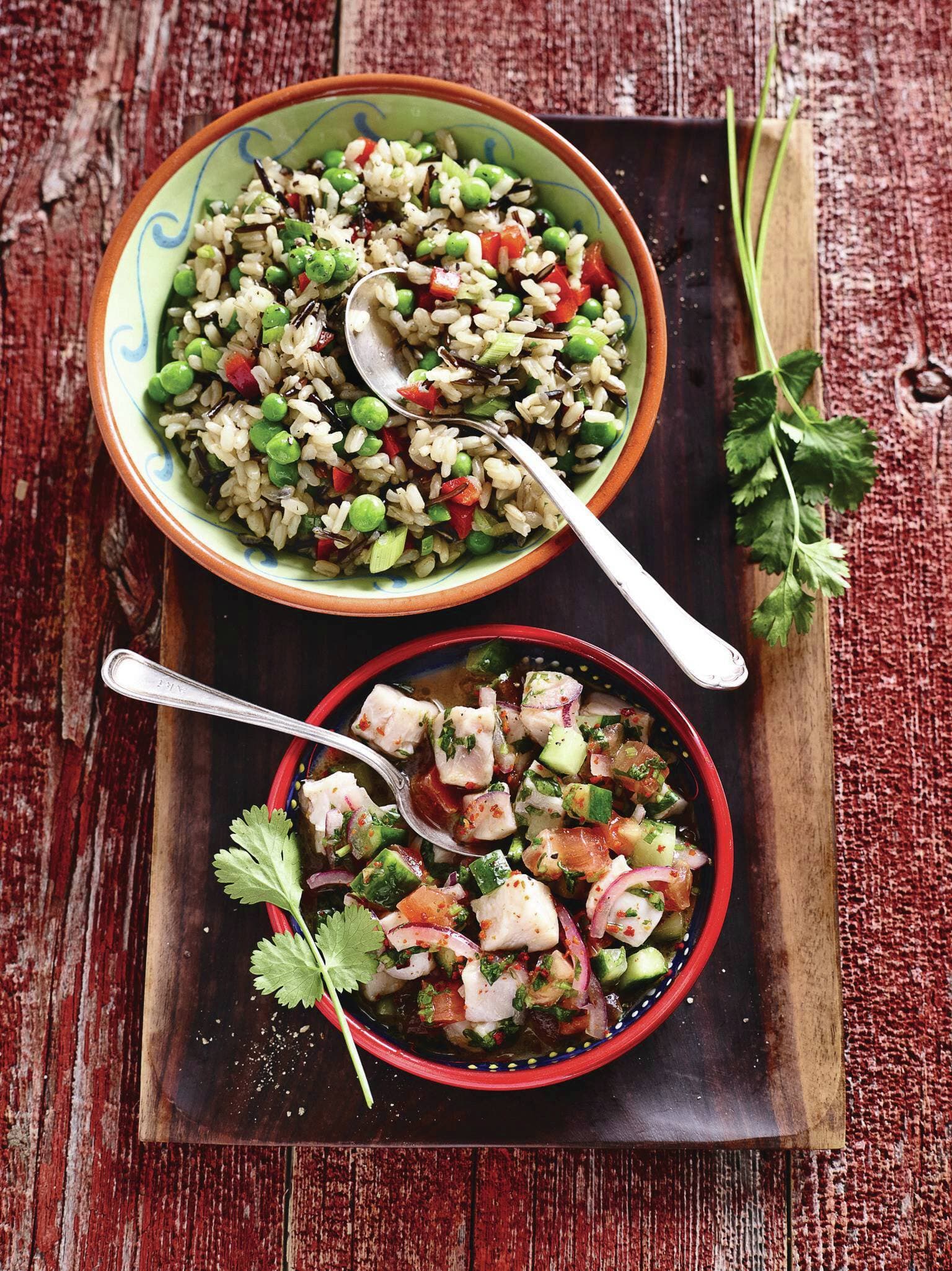 Wildreissalat mit Ceviche