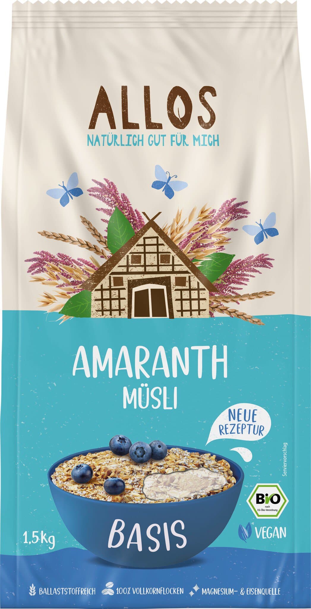 Allos Amaranth Basis Müsli