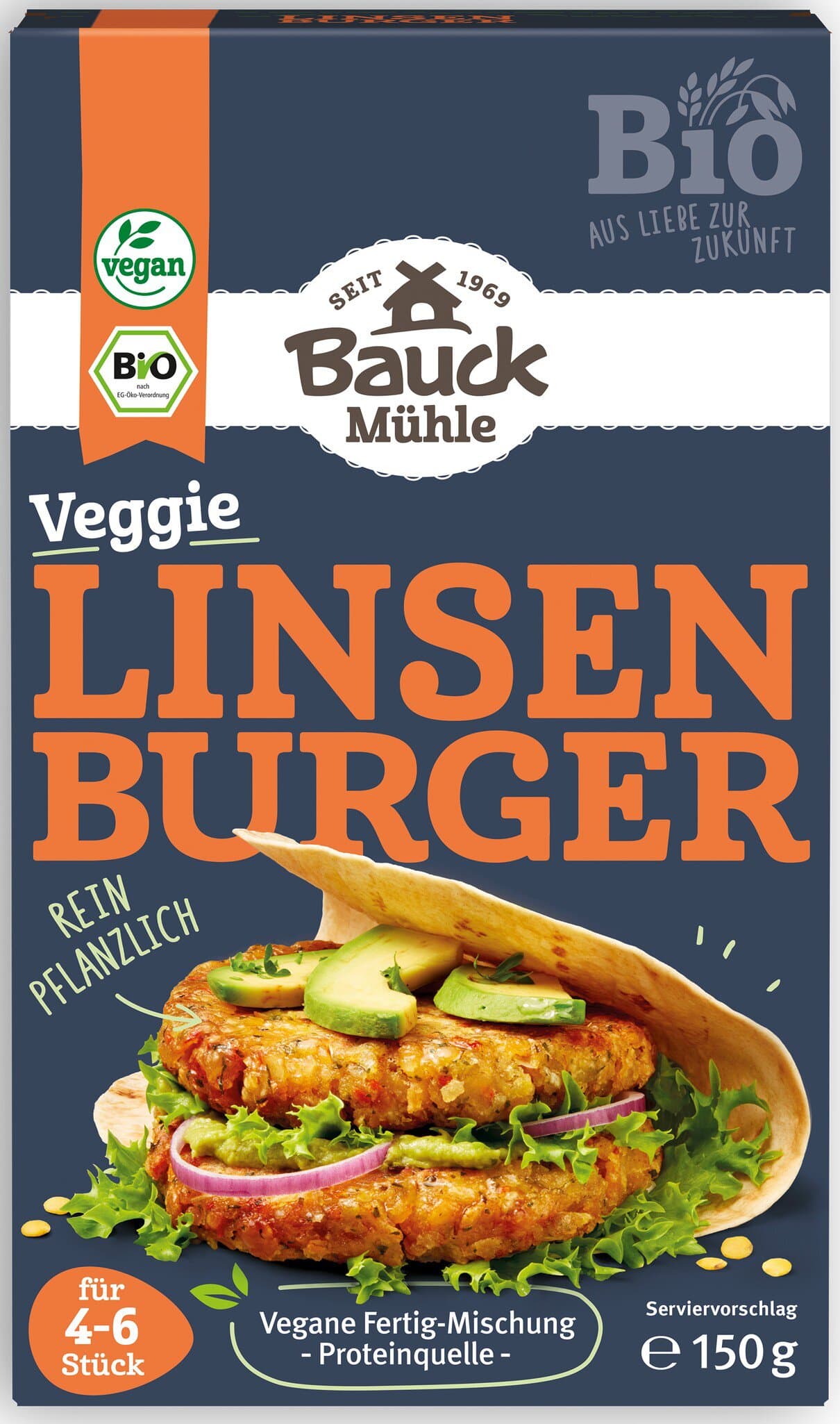 Bauckmühle Linsen Burger