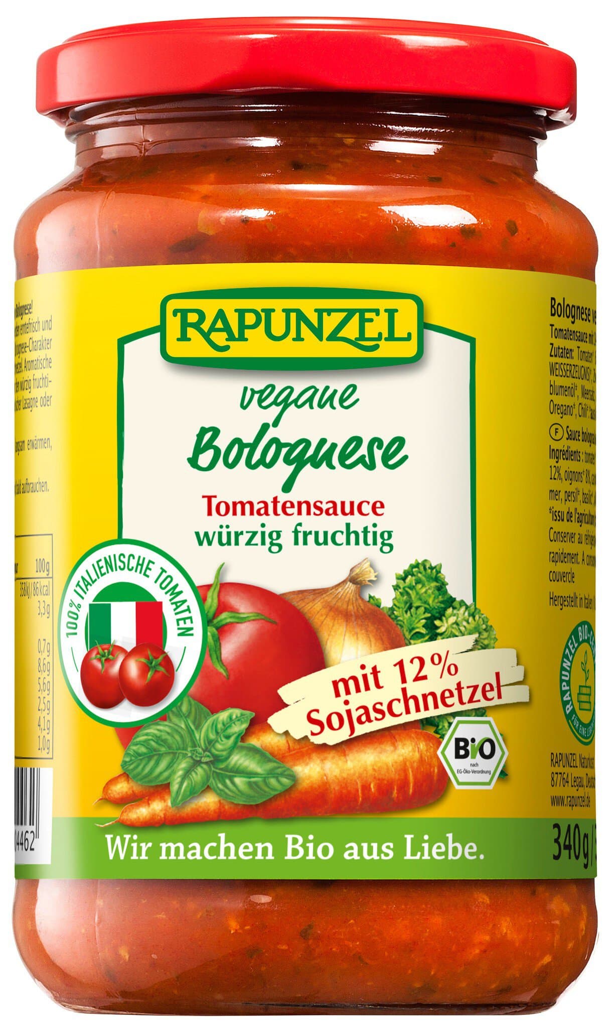 Rapunzel Vegane Bolognese