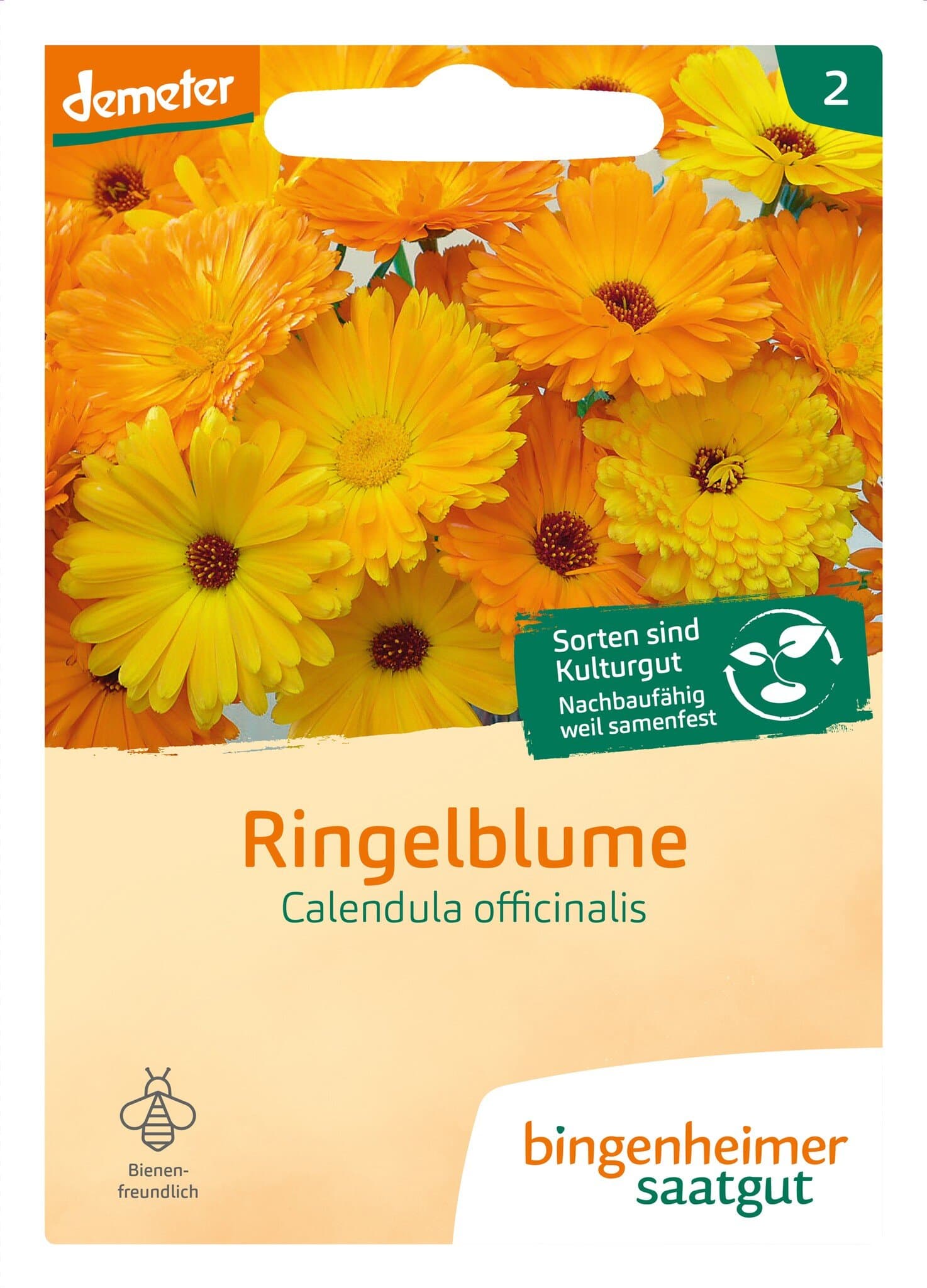 Bingenheimer Saatgut Calendula - Ringelblume (Blumensamen)