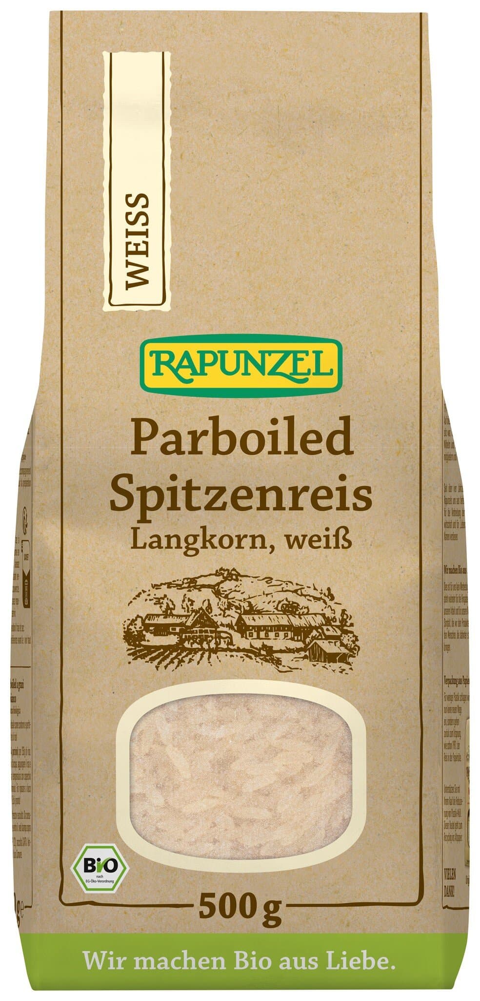 Rapunzel Parboiled Spitzenreis Langkorn weiß