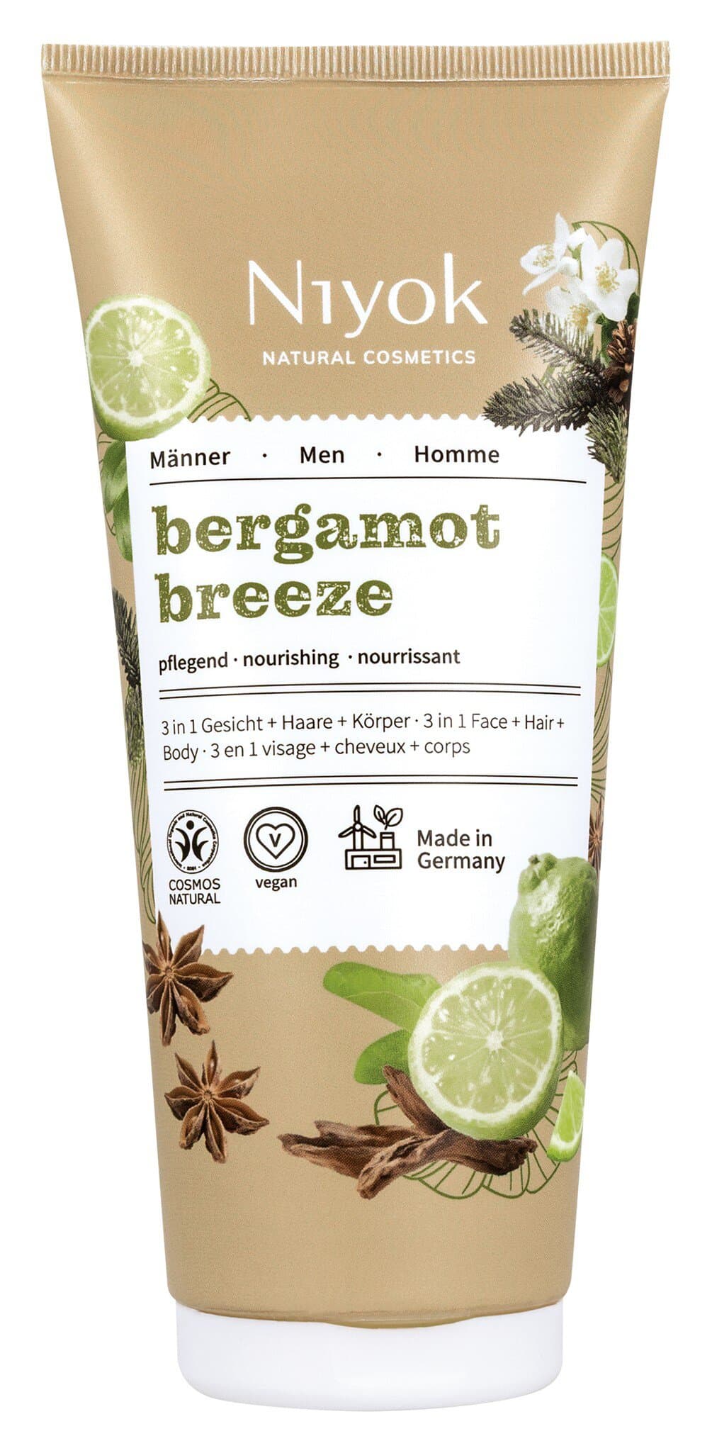 Niyok Duschgel 3in1 Bergamot Breeze