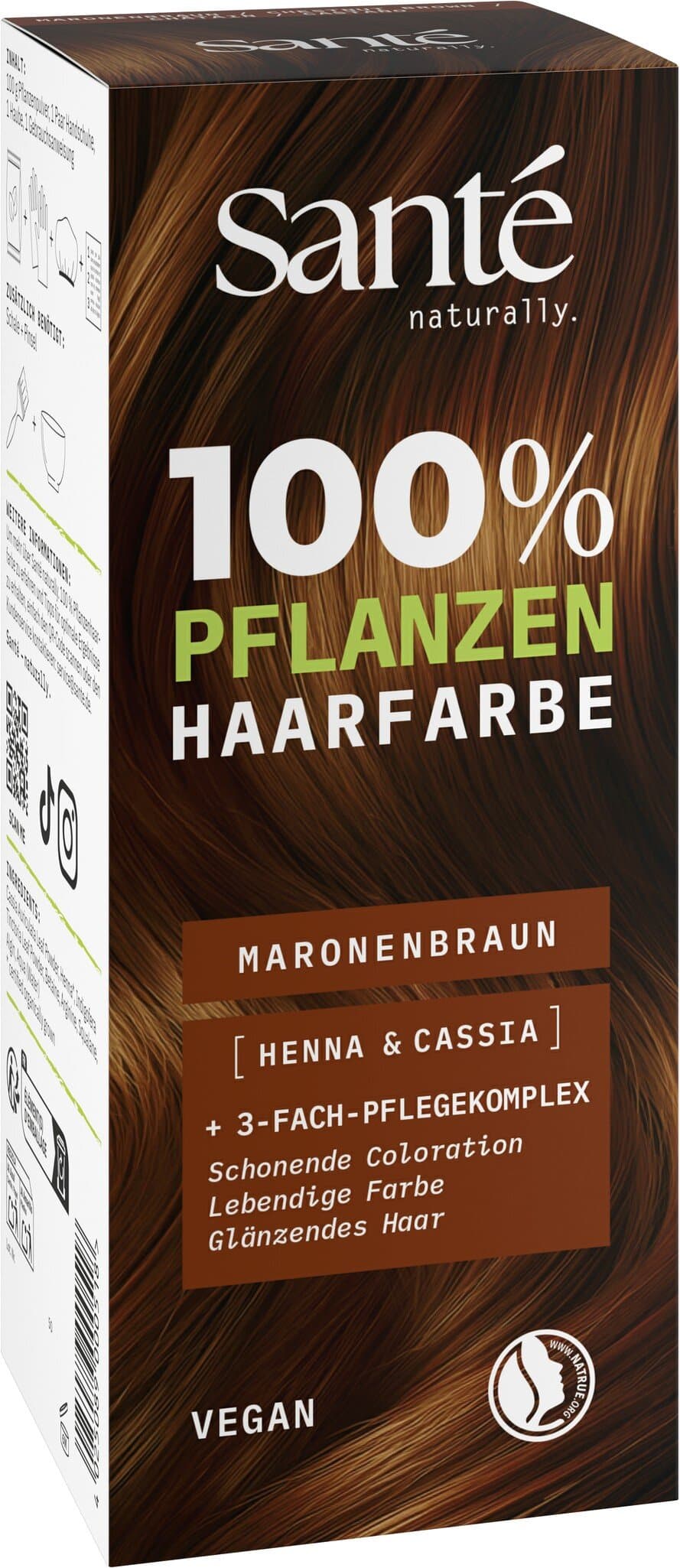 Sante Pflanzenhaarfarbe maronenbraun