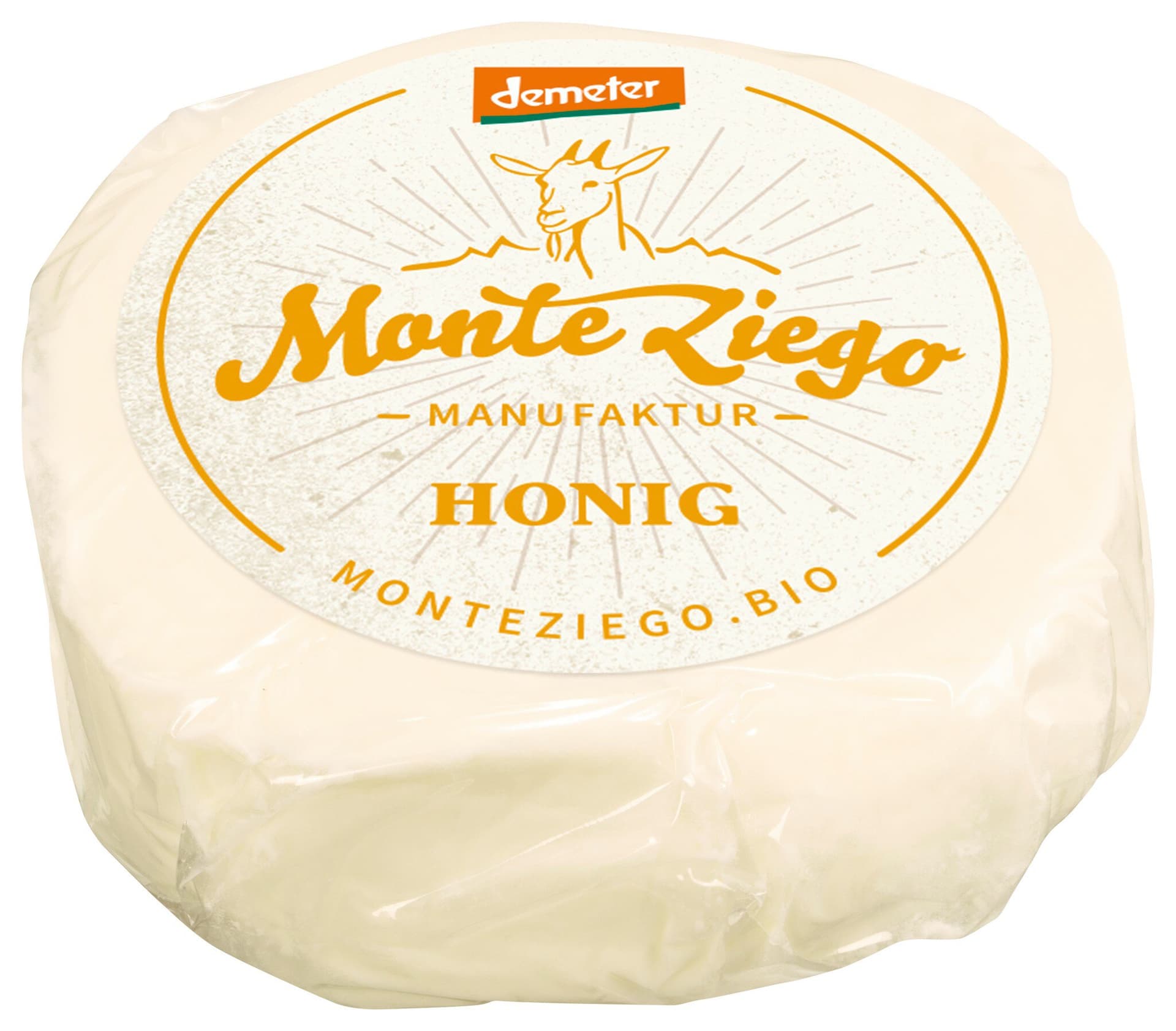 Monte Ziego Ziegenfrischkäse Taler Honig