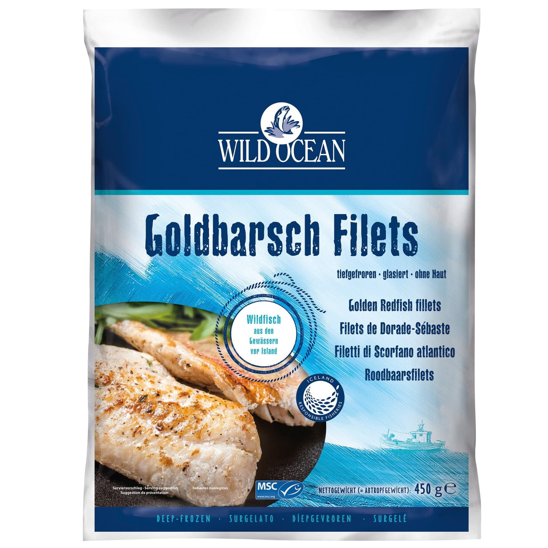 Wild Ocean Goldbarsch Filets (TK)