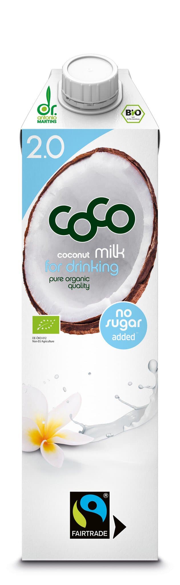 Dr Martins Cocosmilch zum Trinken, 2% Fett