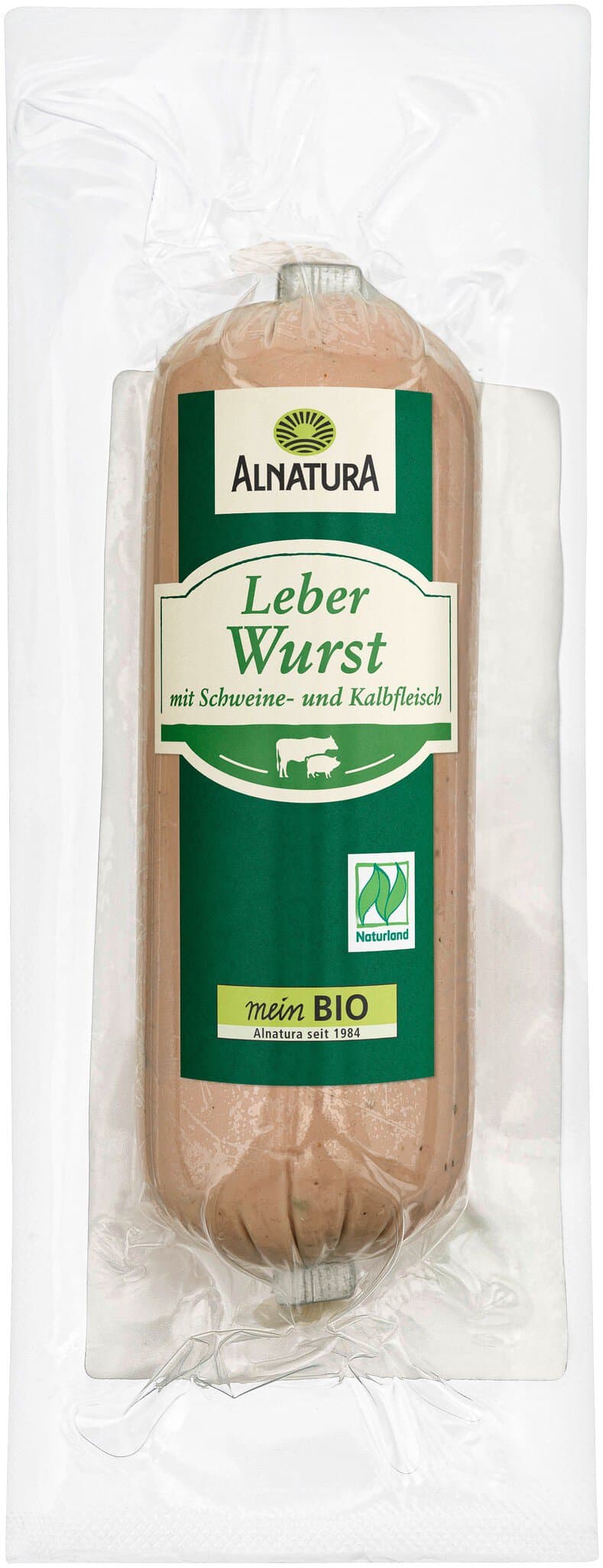 Alnatura Leberwurst mit Schweine- und Kalbfleisch