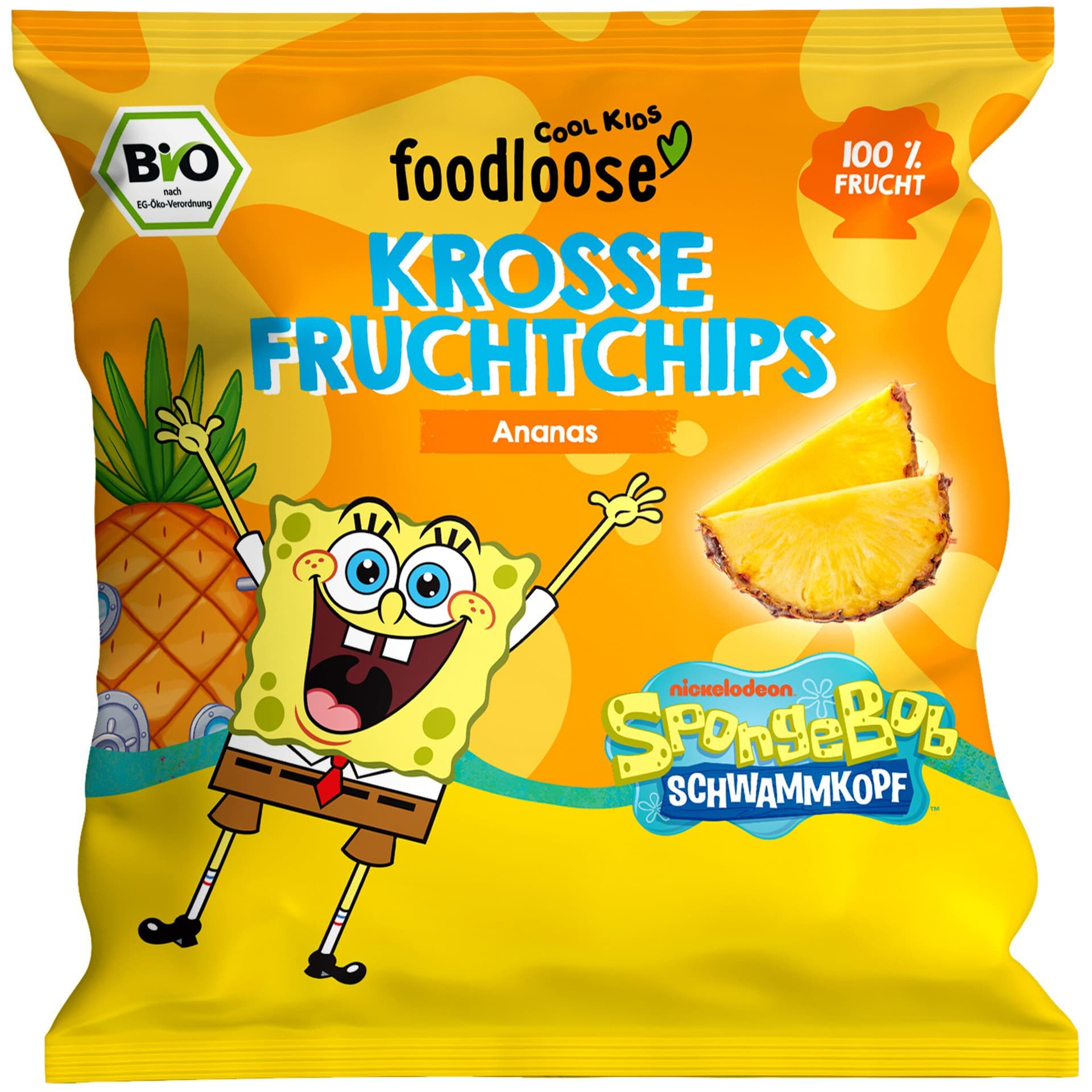 foodloose Bio Fruchtchips Ananas