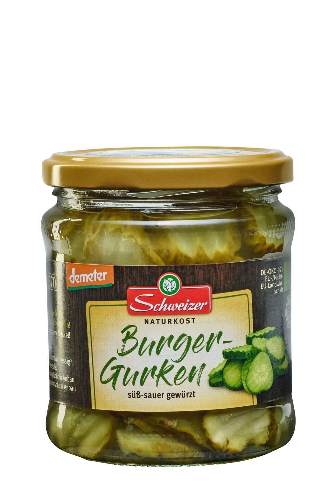 Schweizer Sauerkonserven Burger Gurken