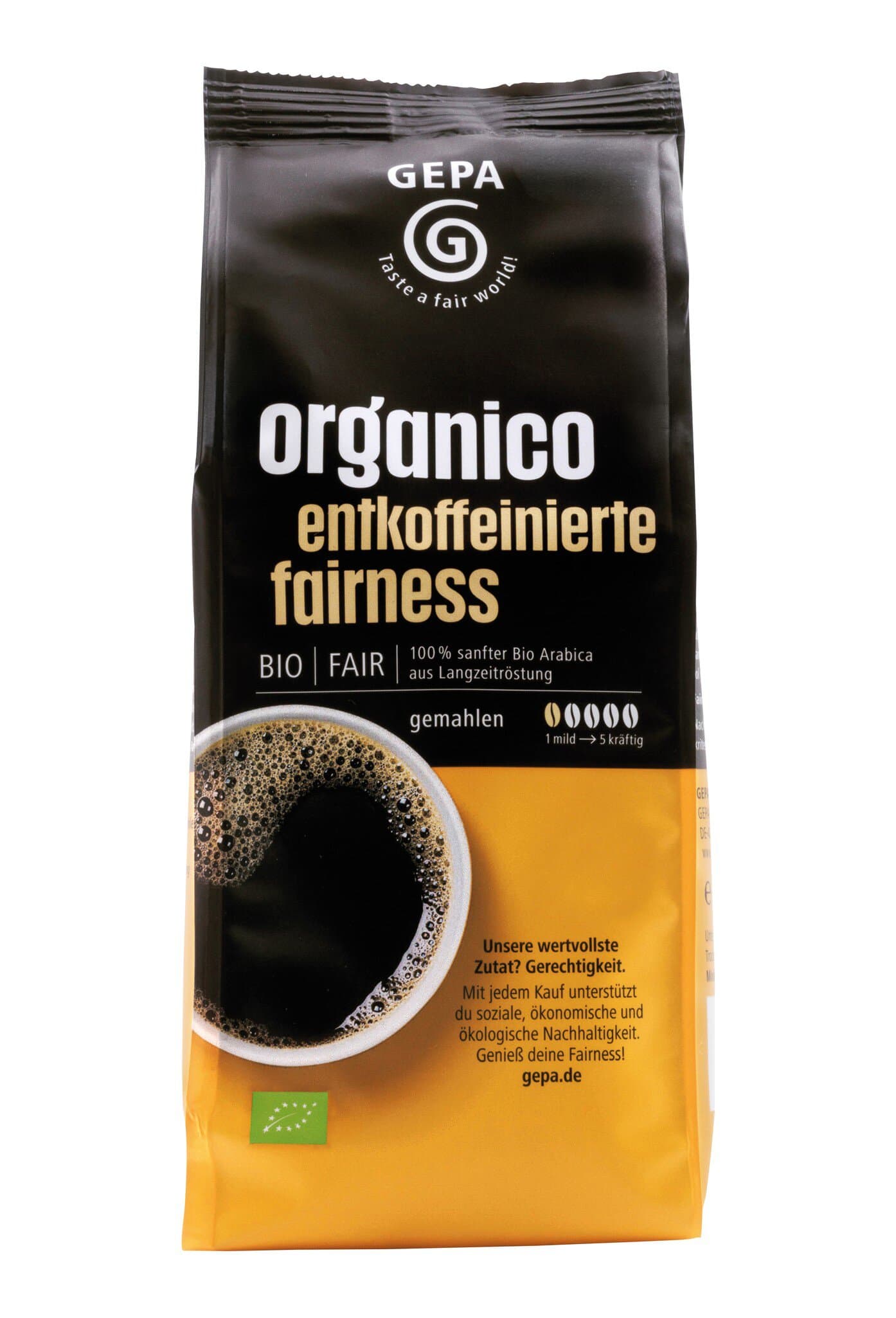 Gepa Cafe Organico gemahlen entcoffeiniert