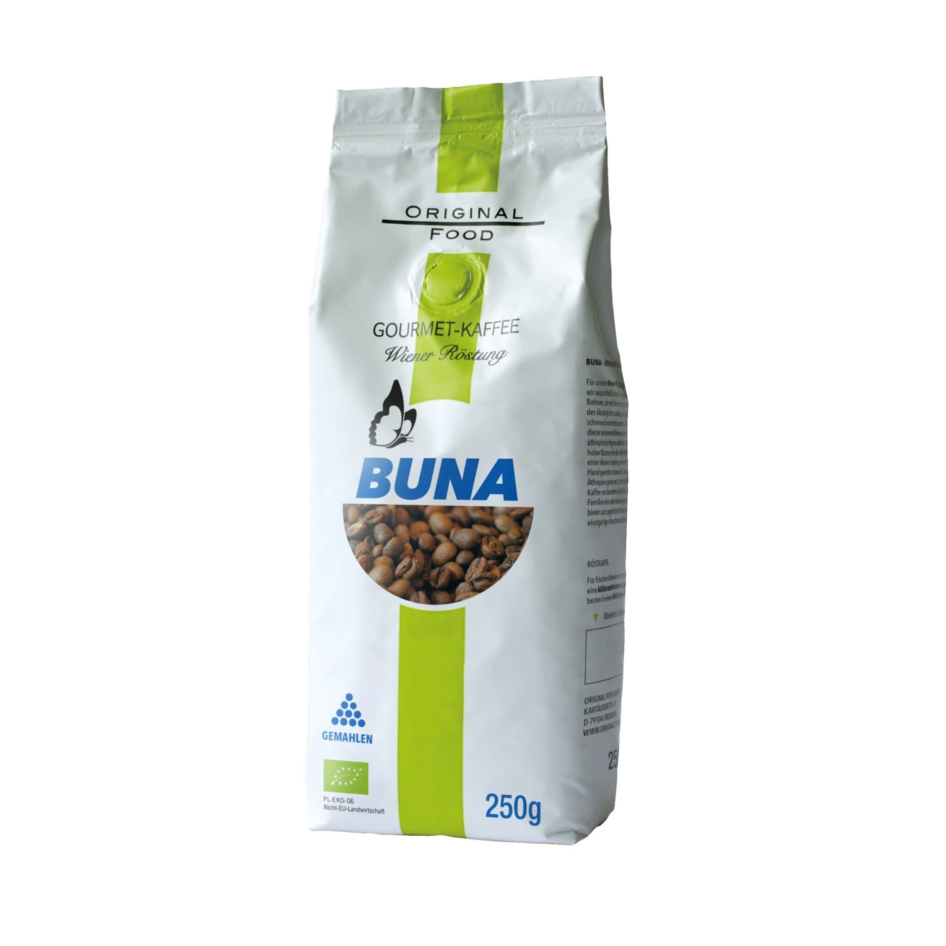 Buna Nabu Gourmet-Kaffee Wiener Röstung gemahlen