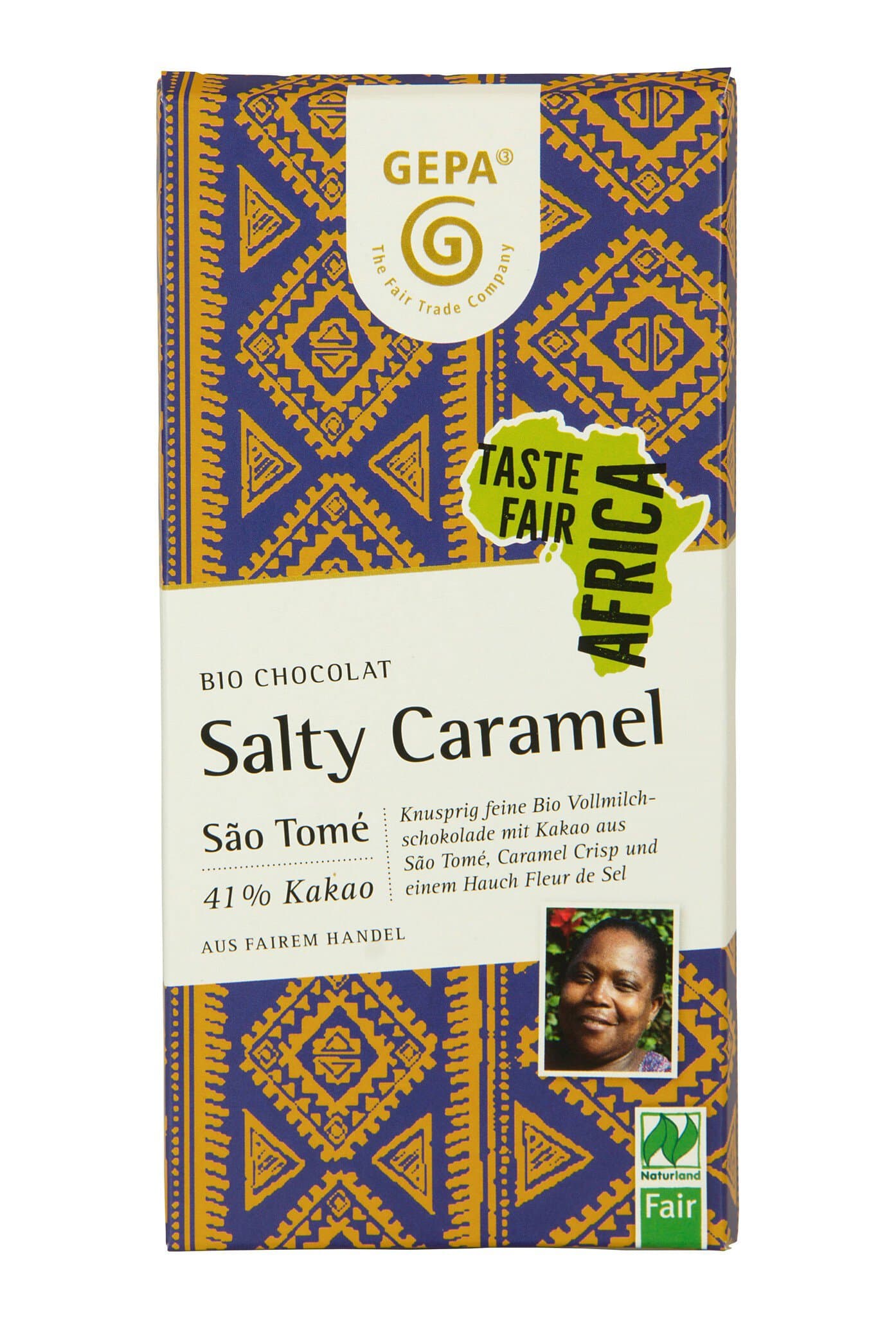 Gepa Chocolat Salty Caramel 41% Kakao