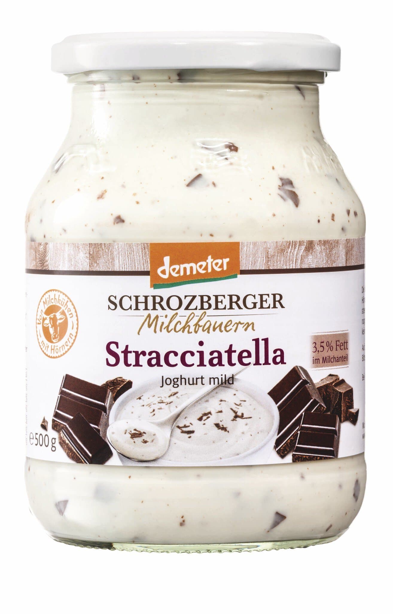 Schrozberger Milchbauern Stracciatella Joghurt mild 3,5%