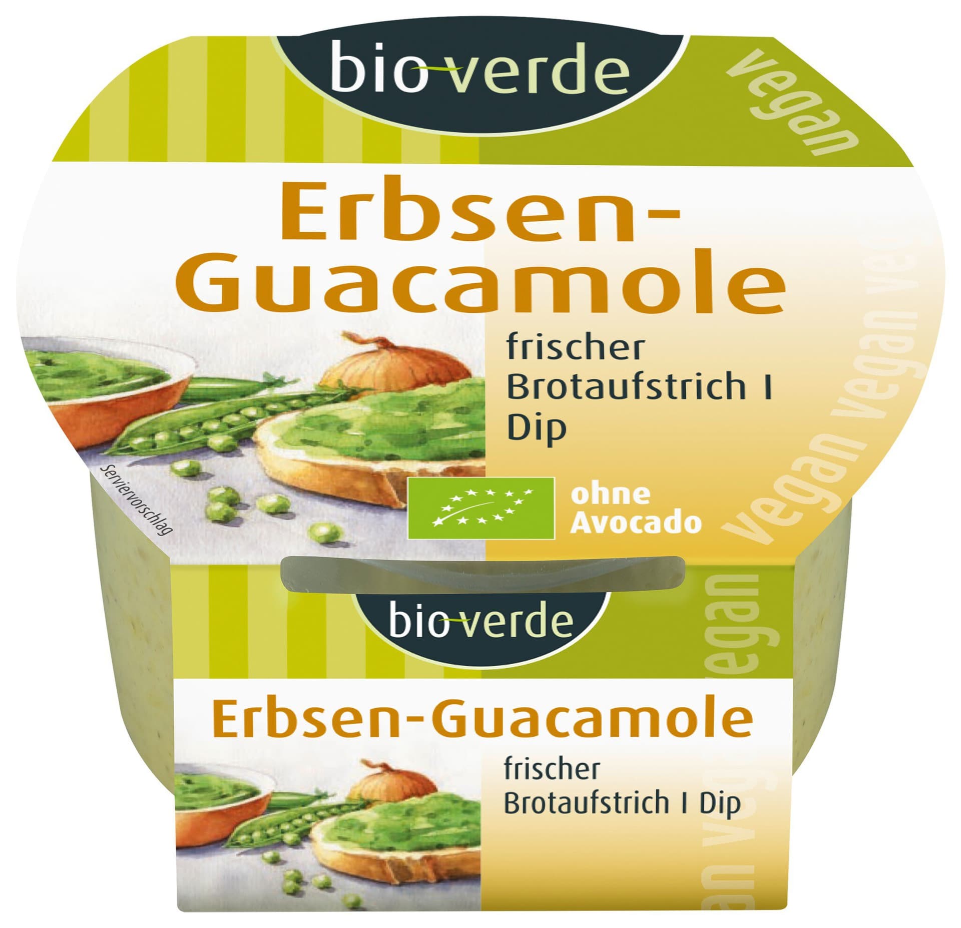 bio-verde Erbsen-Guacamole