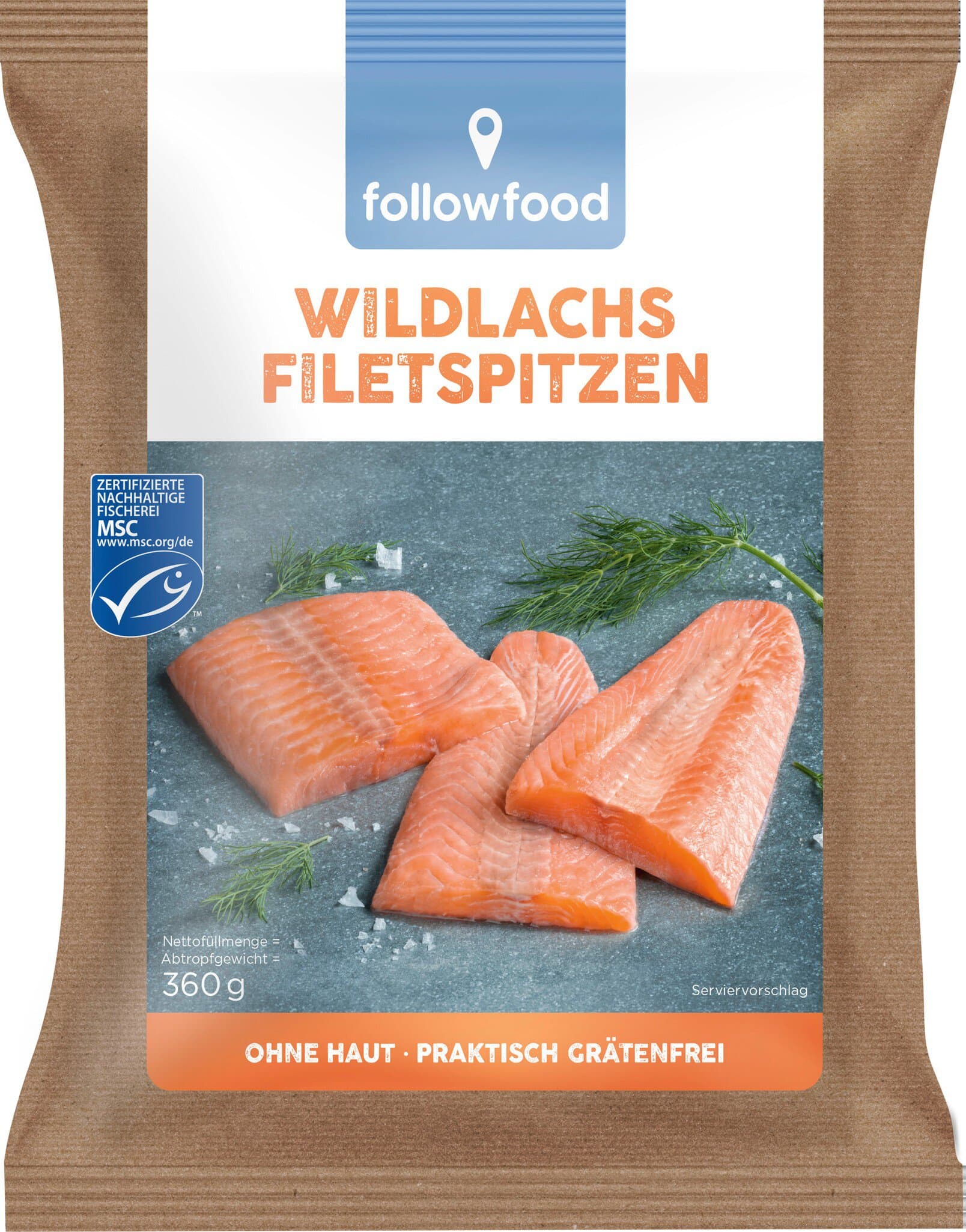 FollowFood Wildlachs Filetspitzen (TK)