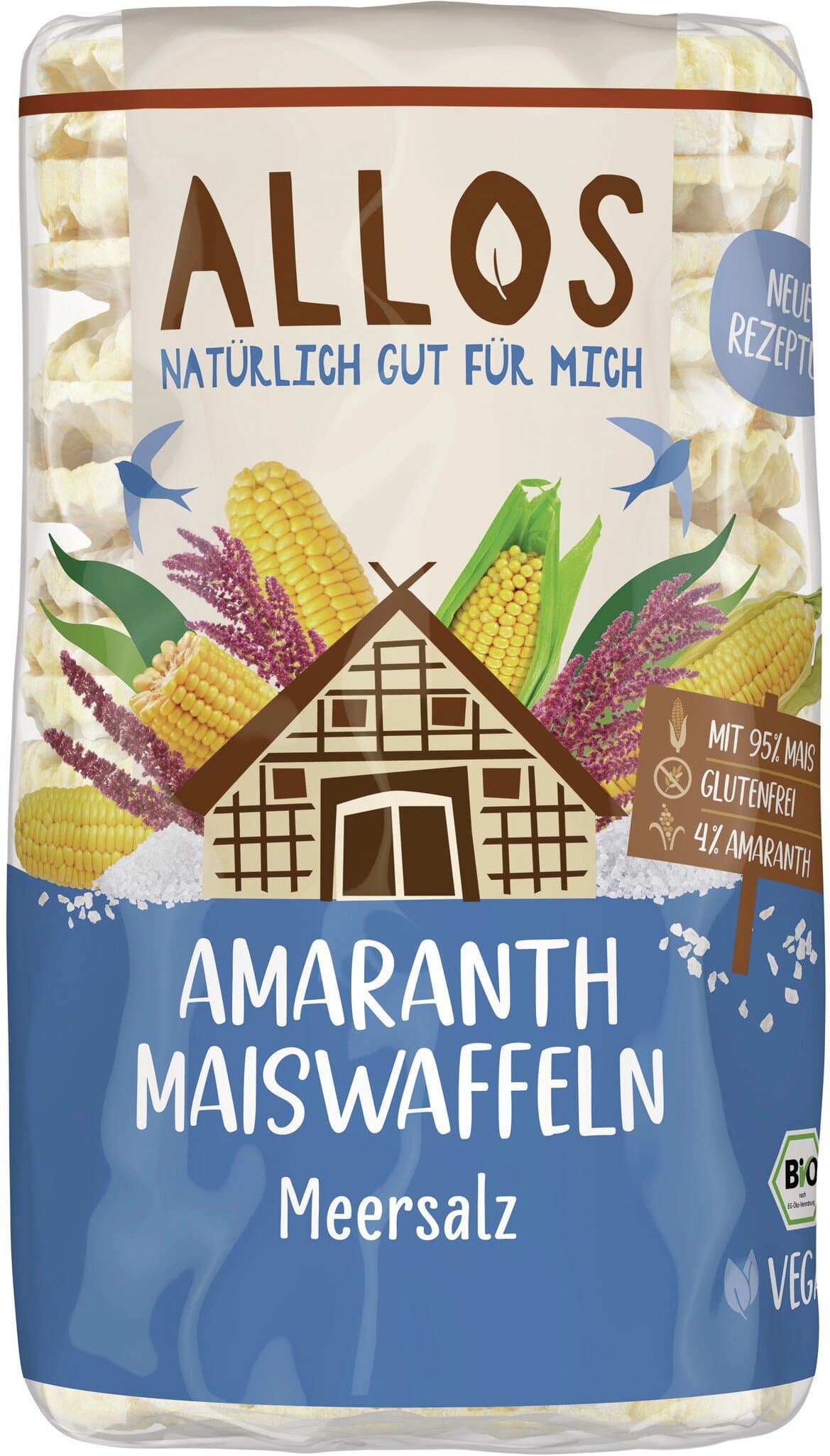 Allos Amaranth Maiswaffeln Meersalz