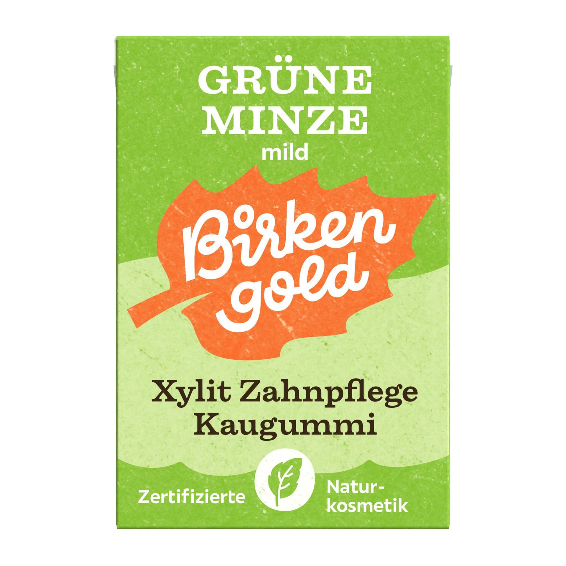 Birkengold Kaugummi Grüne Minze