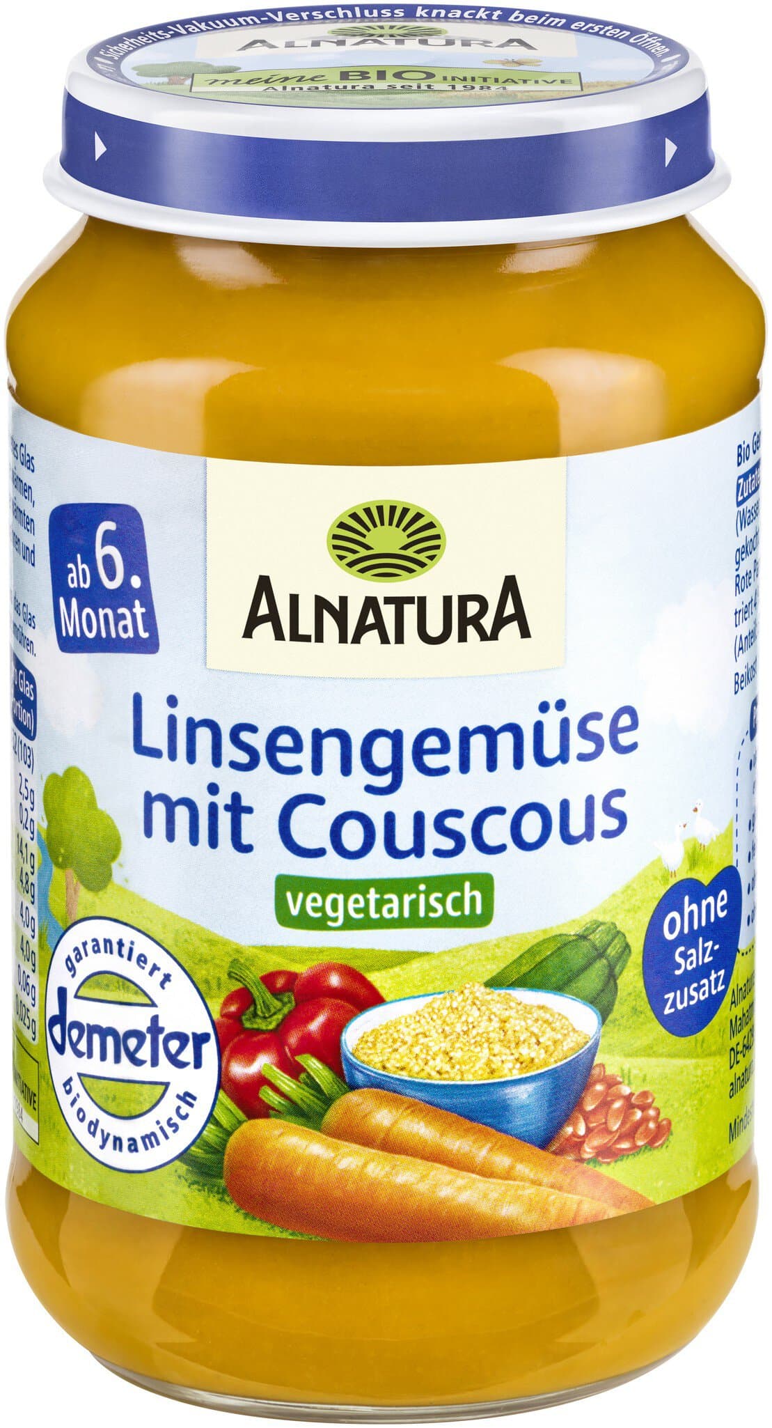 Alnatura Linsengemüse mit Couscous