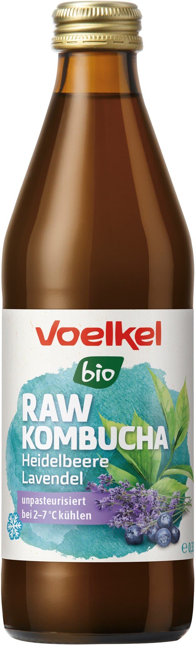 Voelkel Kombucha Heidelbeere / Lavendel gekühlt