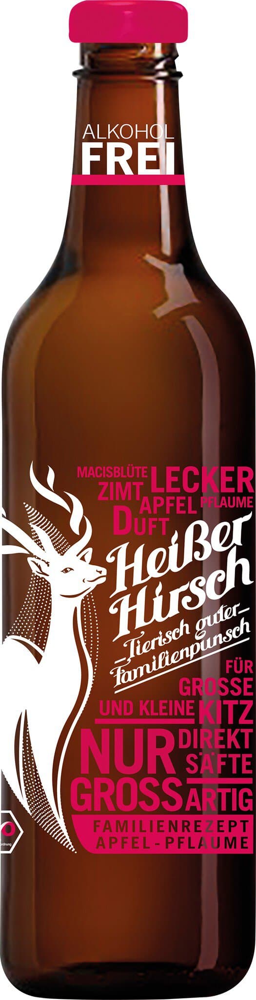 Heisser Hirsch Familienpunsch Apfel-Pflaume