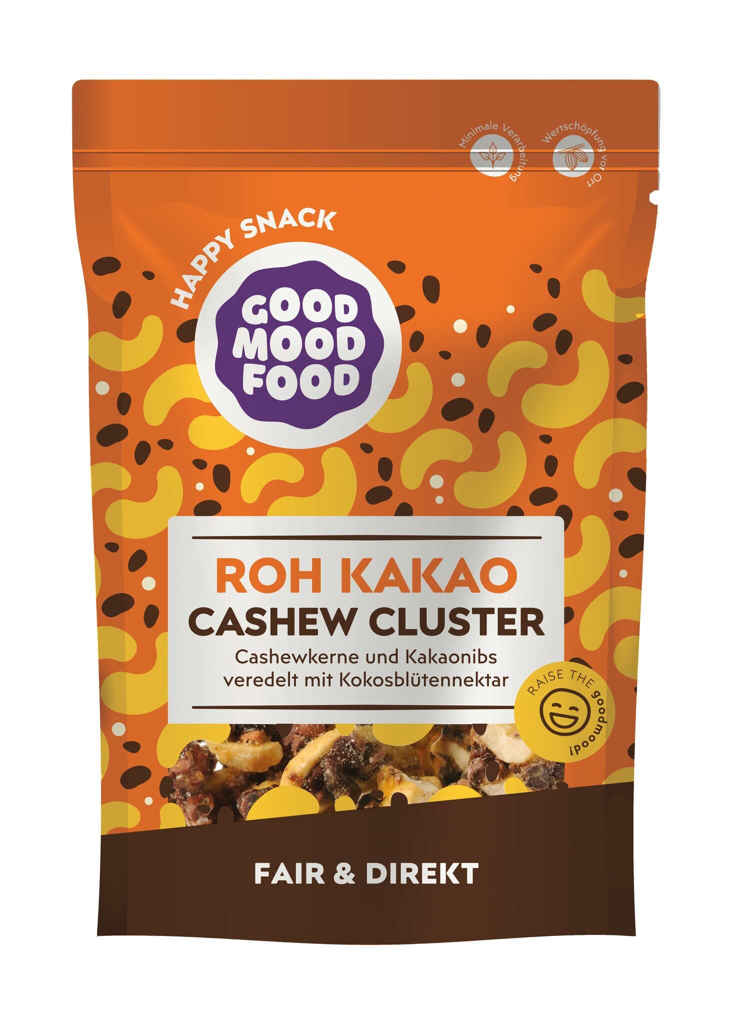goodmoodfood Roh Kakao Cashew Cluster
