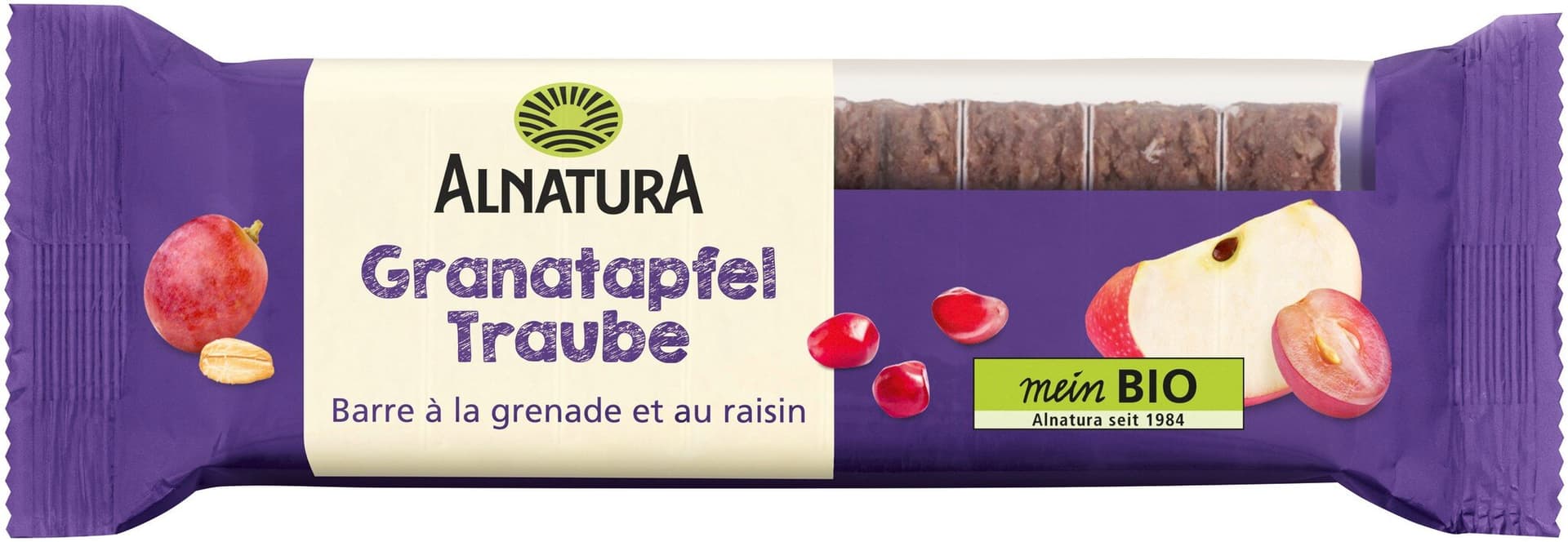 Alnatura Fruchtschnitte Granatapfel-Traube