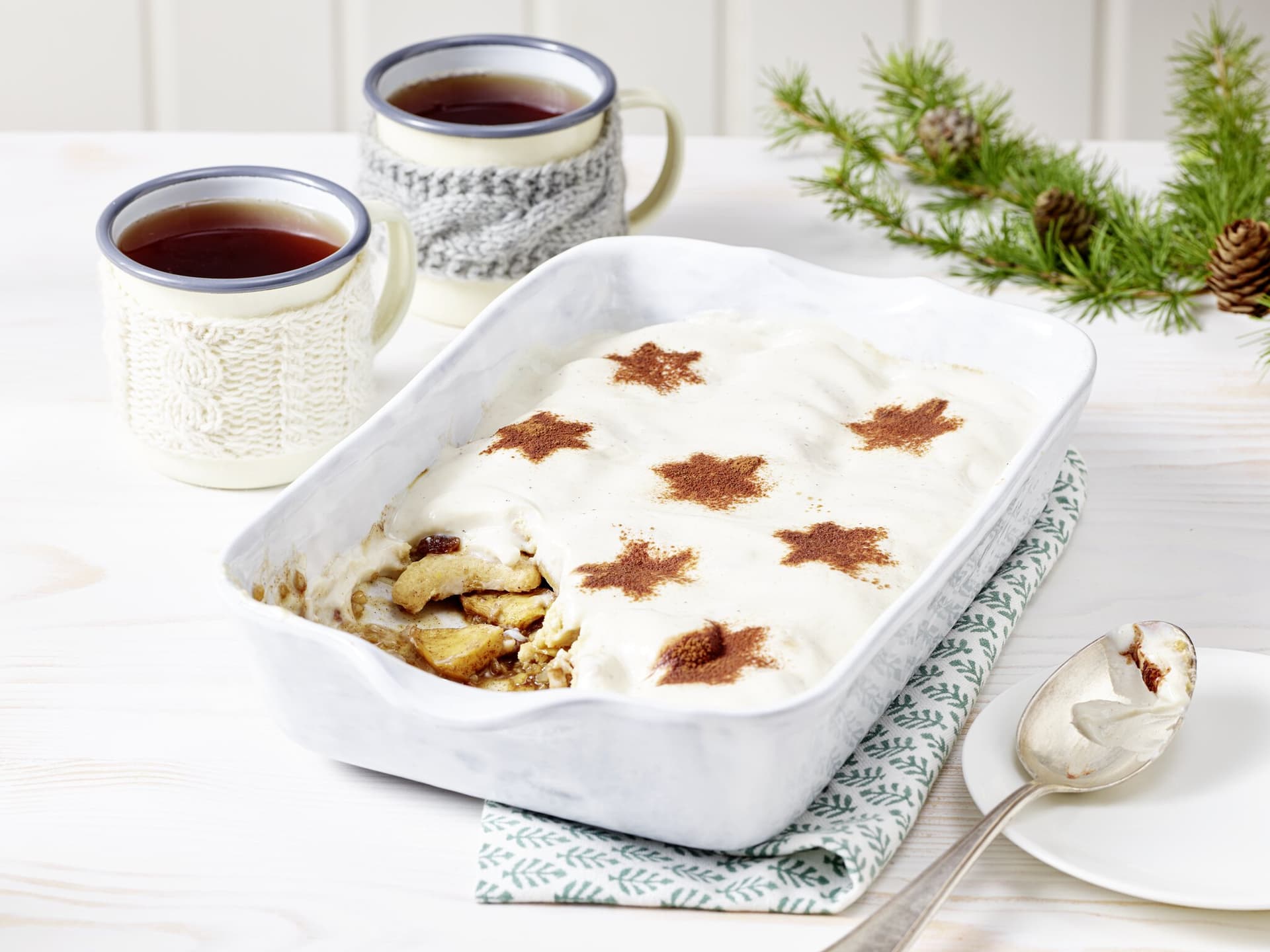 Bratapfel-Tiramisu