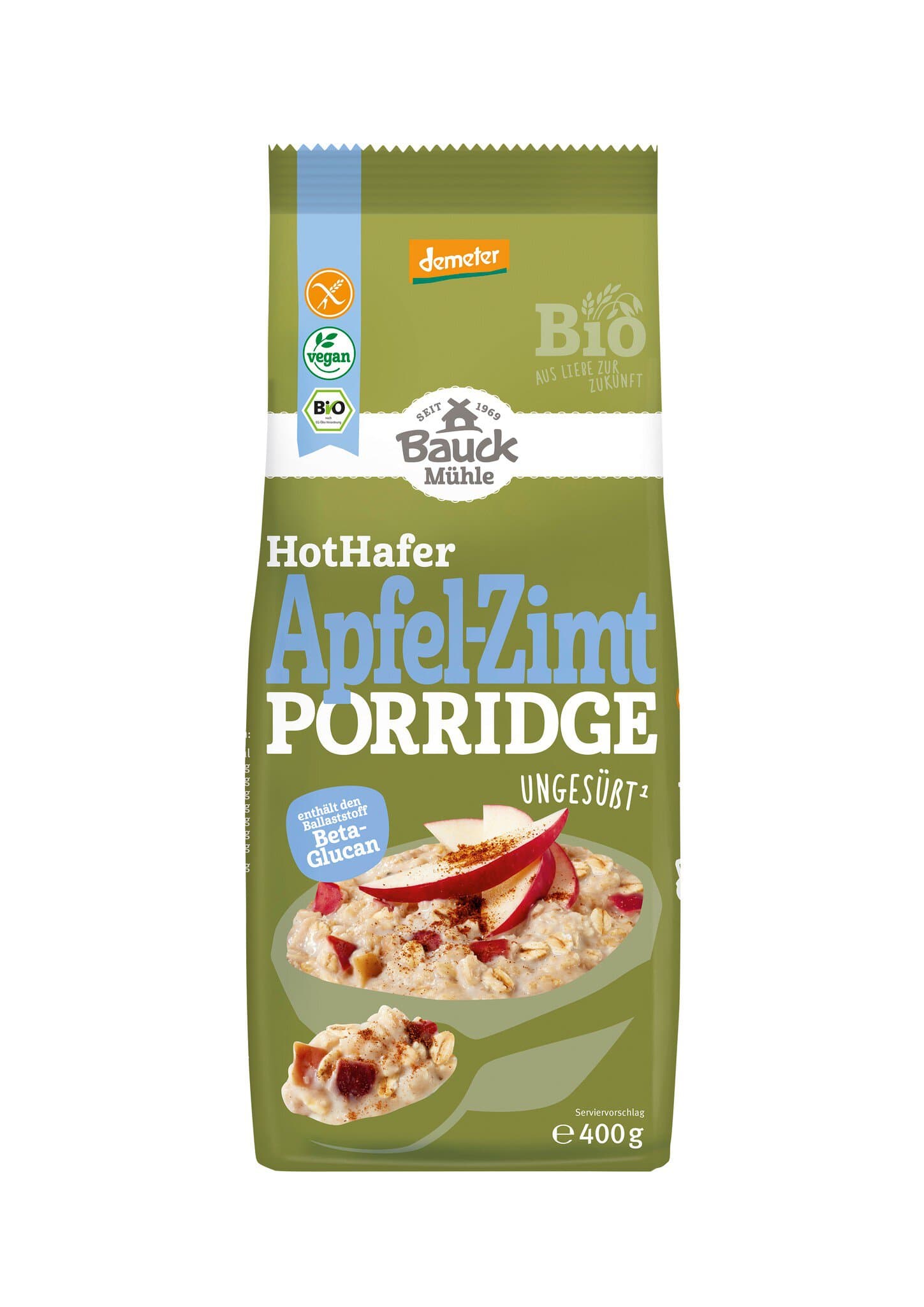 Bauckmühle Hot Hafer Apfel Zimt