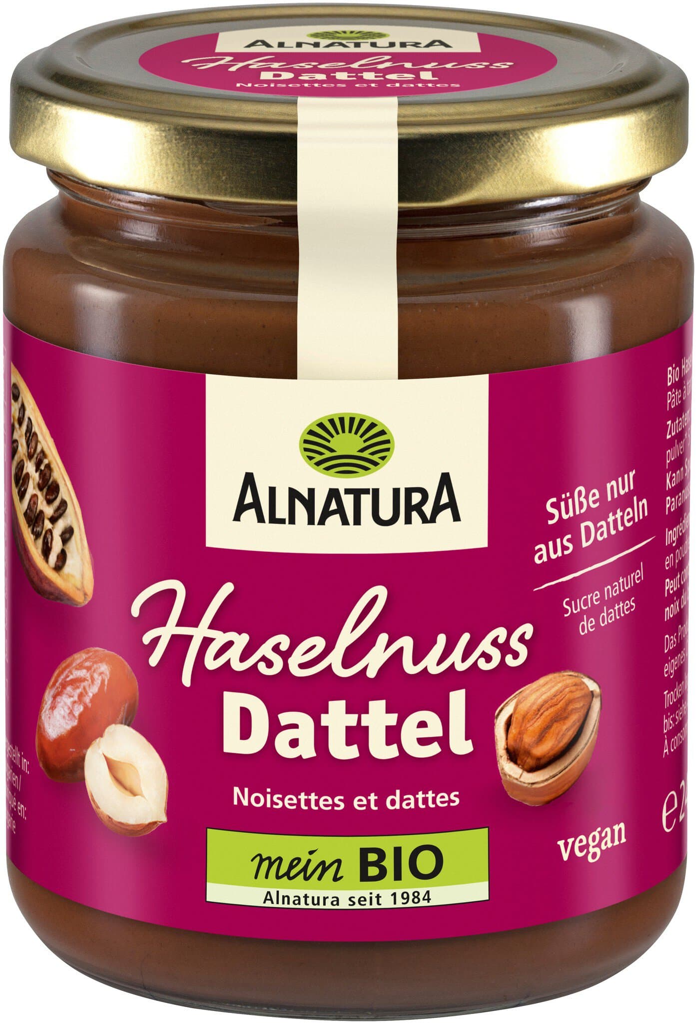 Alnatura Haselnuss-Dattel-Creme