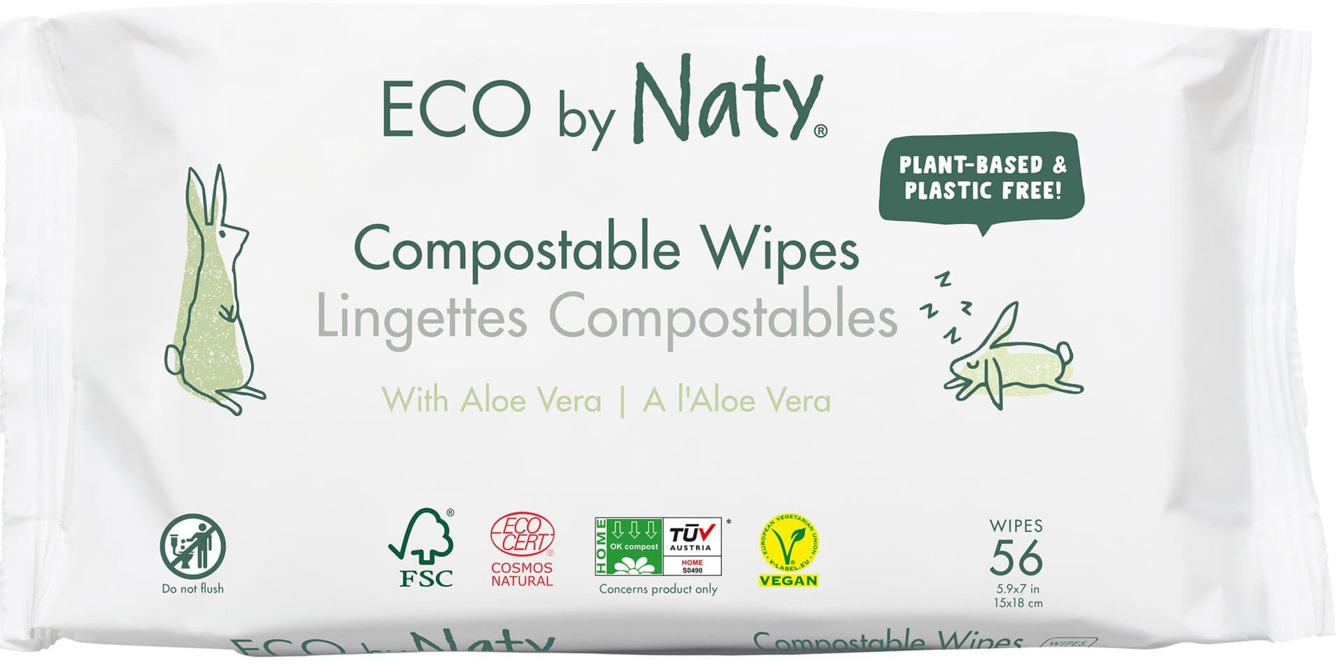 Naty Feuchttücher Aloe Vera
