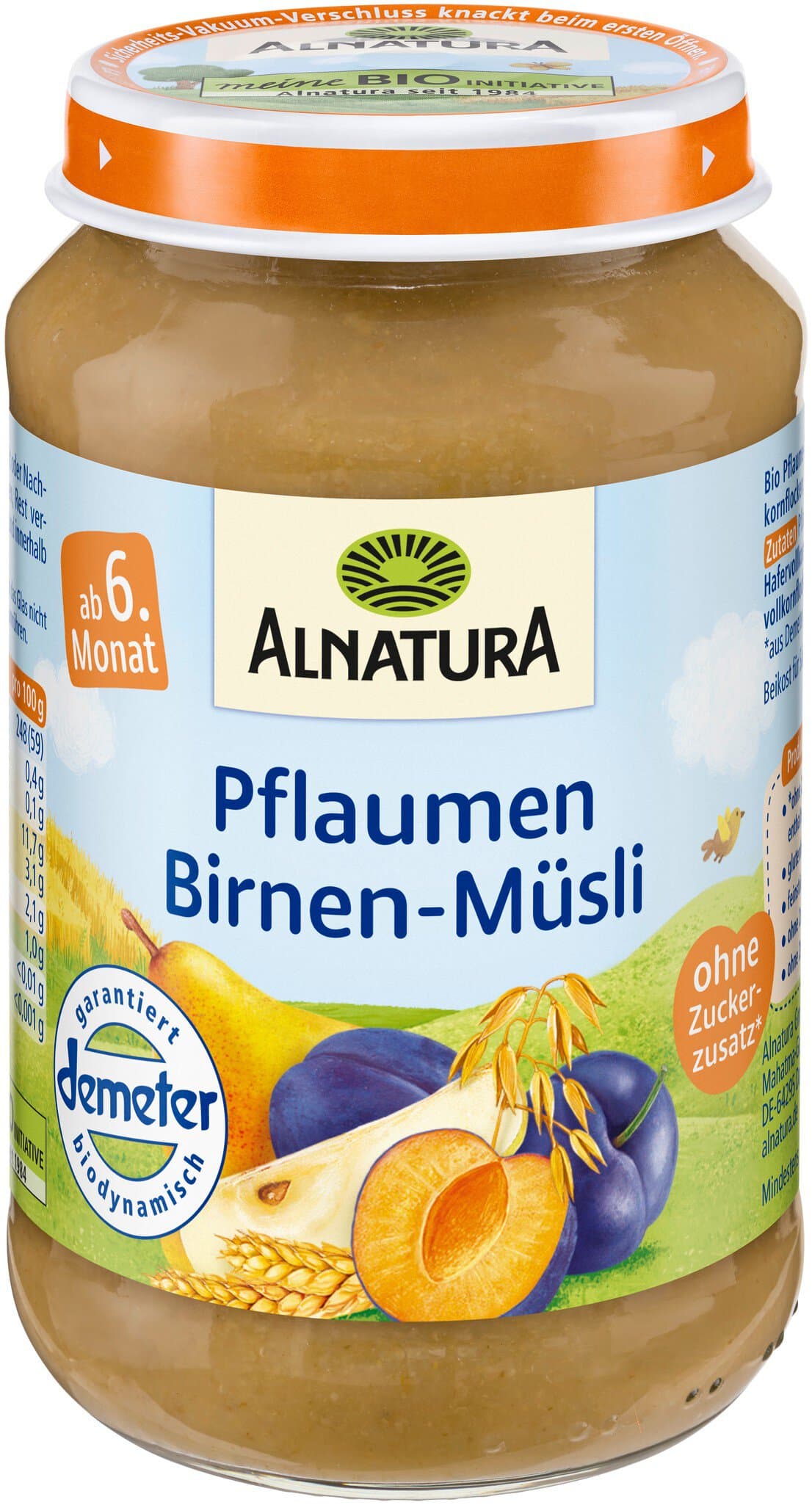 Alnatura Pflaumen-Birnen-Müsli