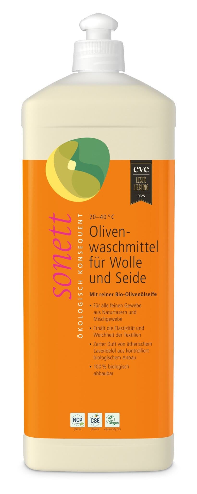 Sonett Olivenwaschmittel Wolle und Seide
