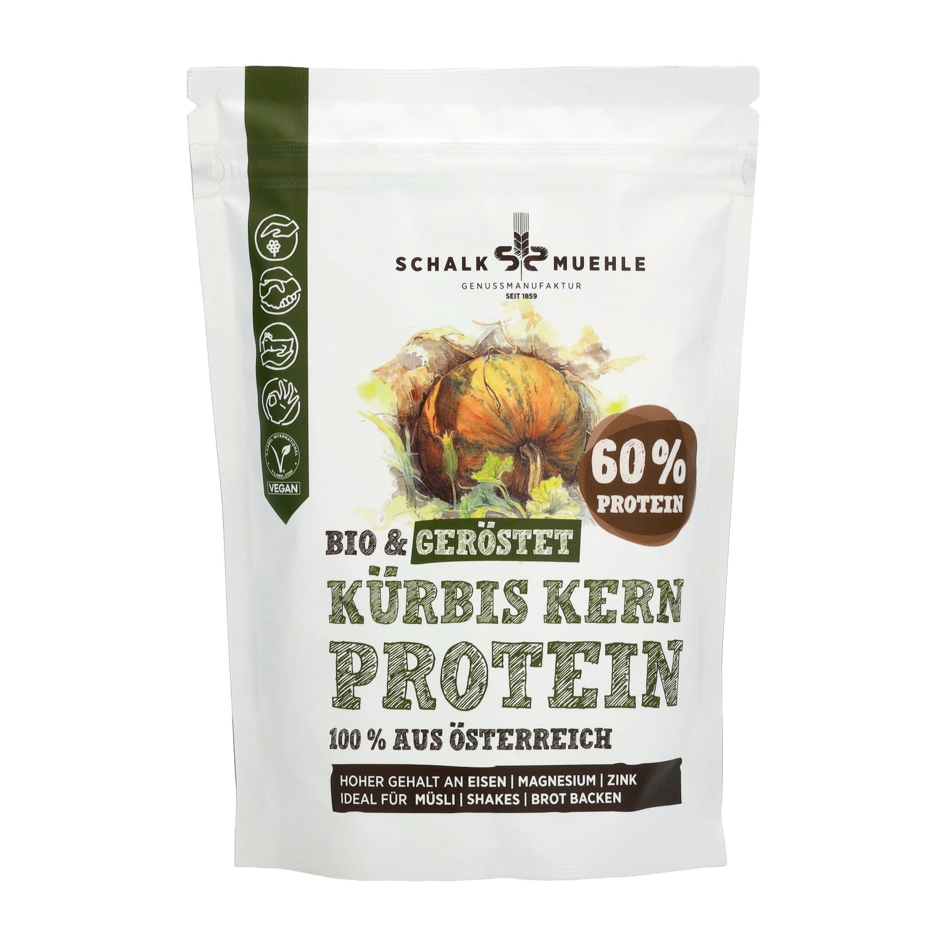 Schalk Mühle Kürbiskern Proteinpulver geröstet
