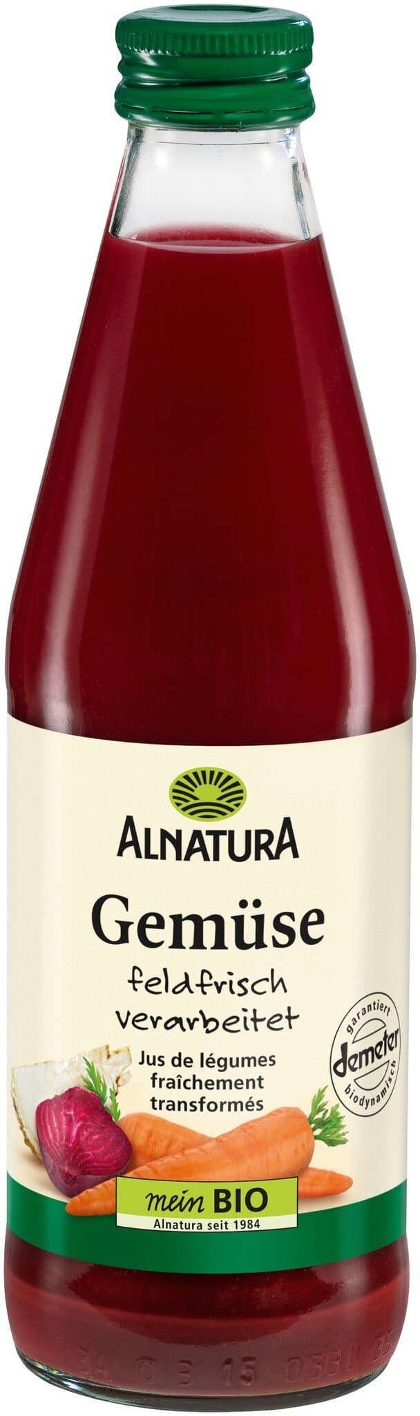 Alnatura Gemüse-Direktsaft, feldfrisch verarbeitet