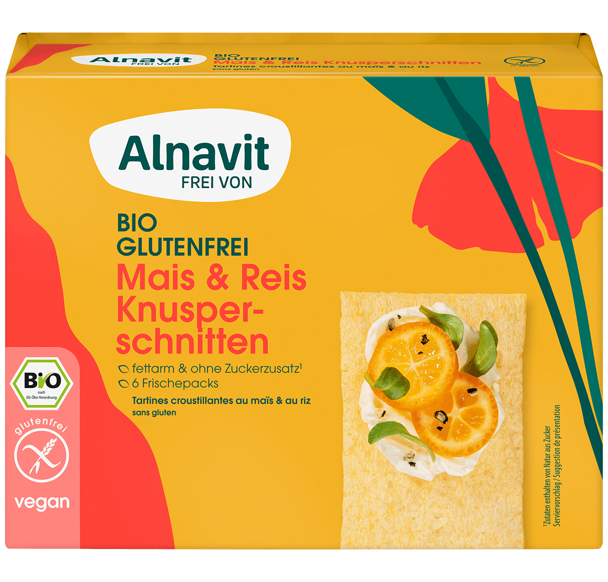 Alnavit Mais & Reis Knusperschnitten