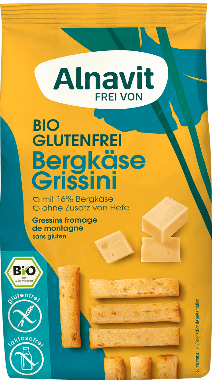 Alnavit Bergkäse Grissini